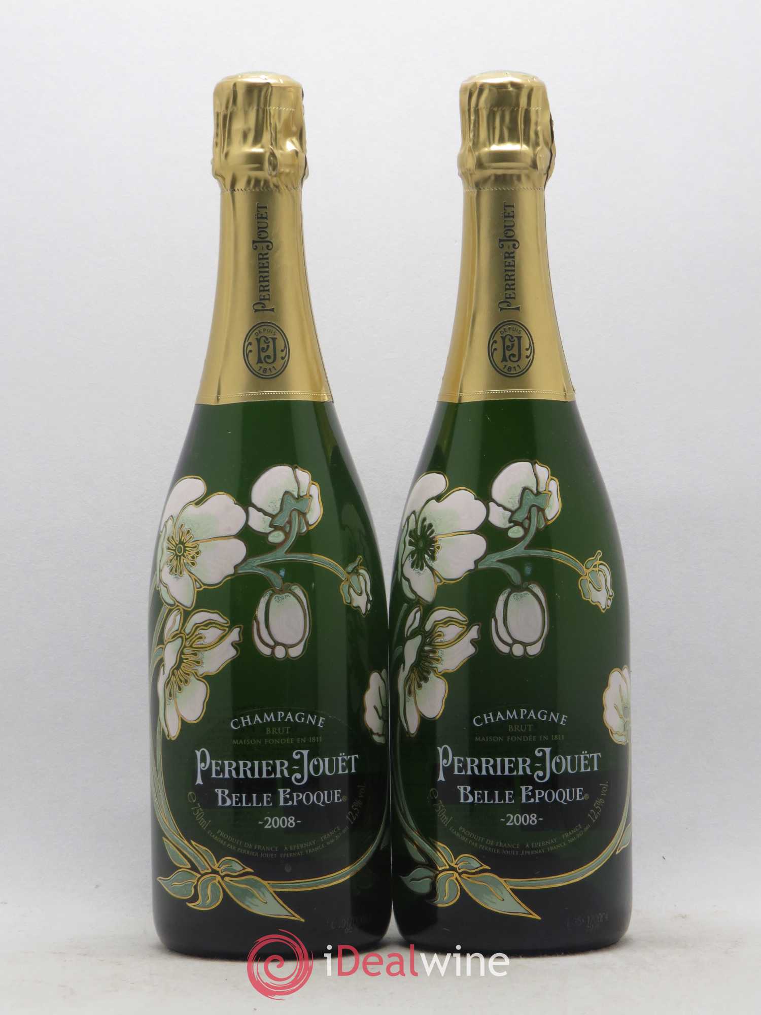Cuvée Belle Epoque Brut Perrier-Jouët 2008 - Lot de 2 bouteilles - 0