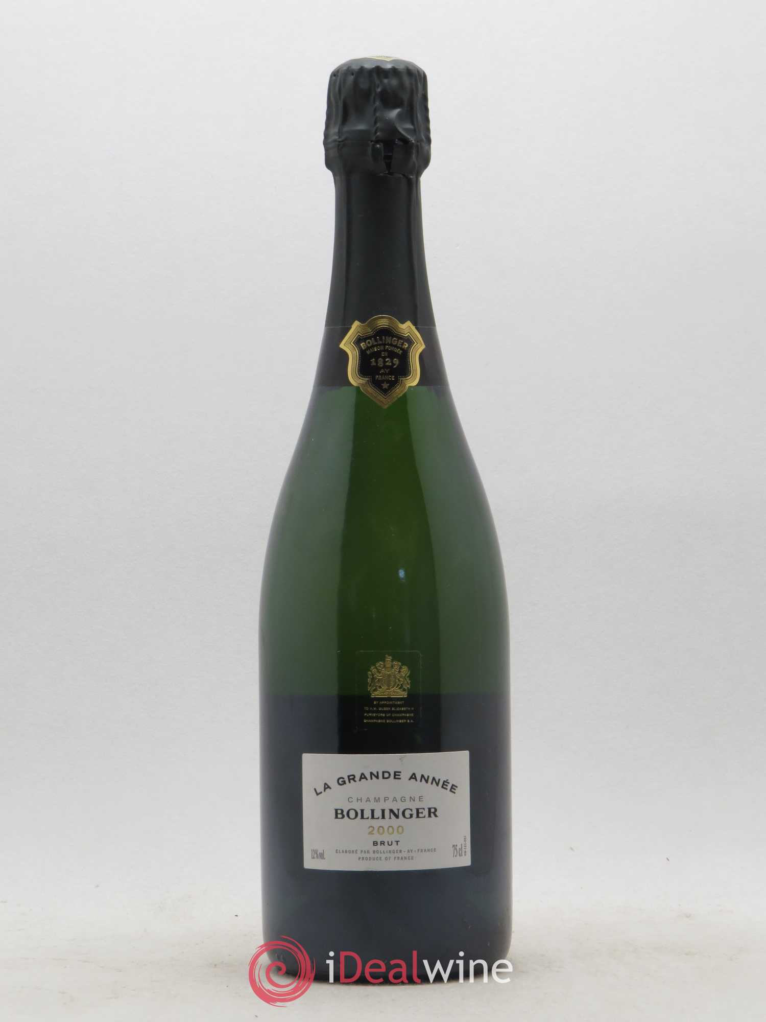 La Grande Année Brut Bollinger 2000 - Lot de 1 bouteille - 0