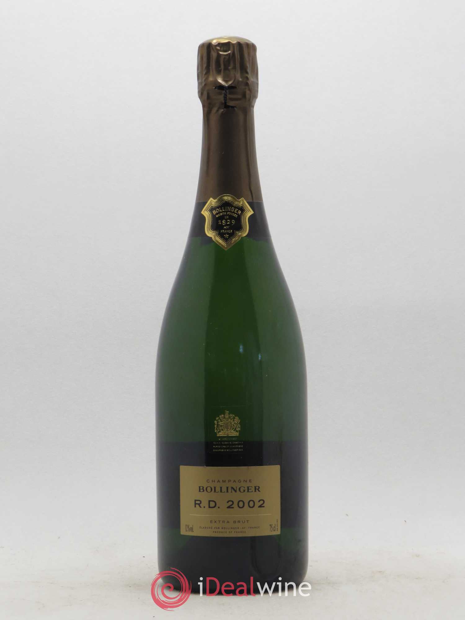 R.D. Extra-Brut Bollinger 2002 - Lot de 1 bouteille - 0