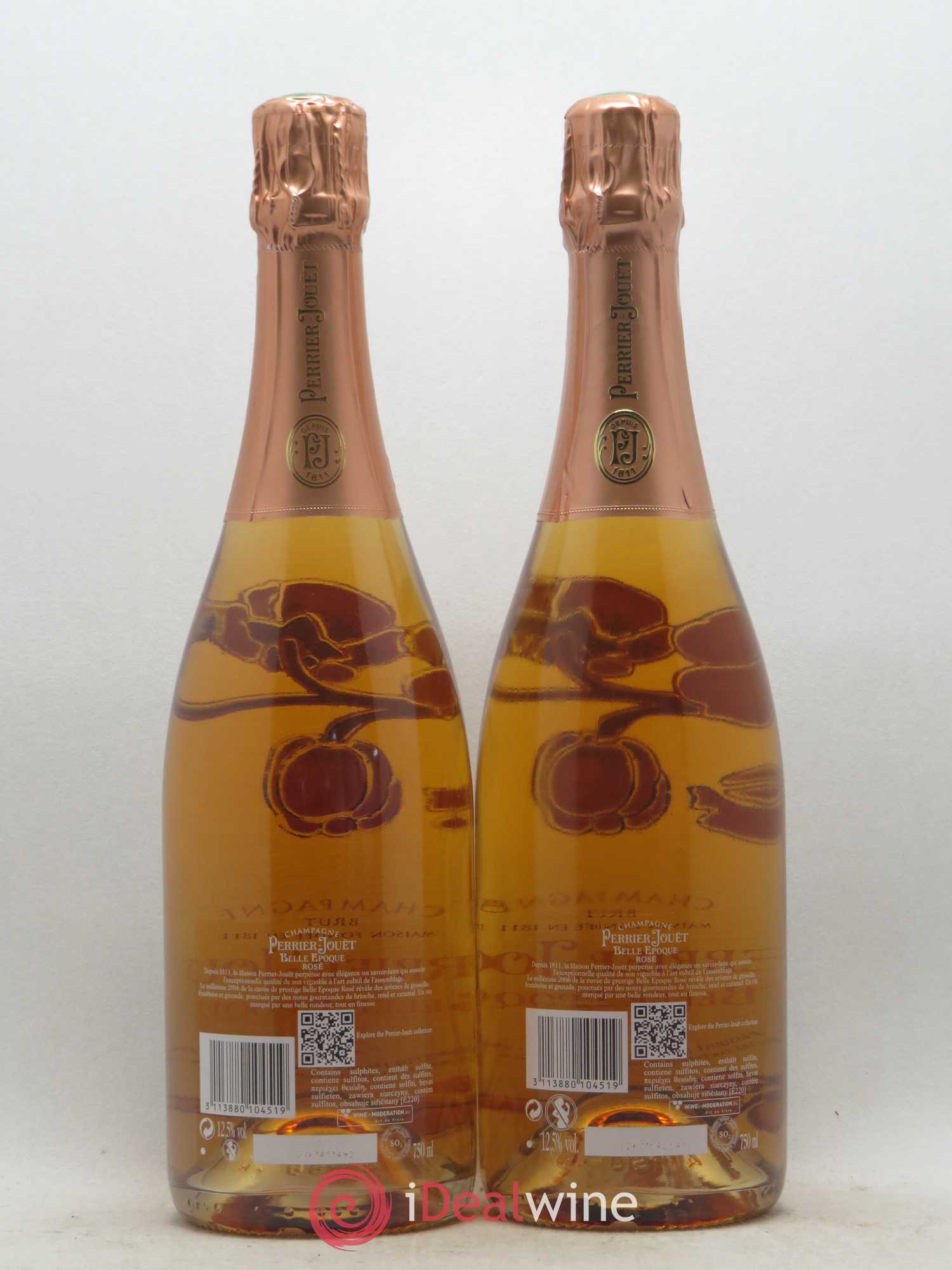 Cuvée Belle Epoque Perrier-Jouët 2006 - Lot de 2 bouteilles - 1