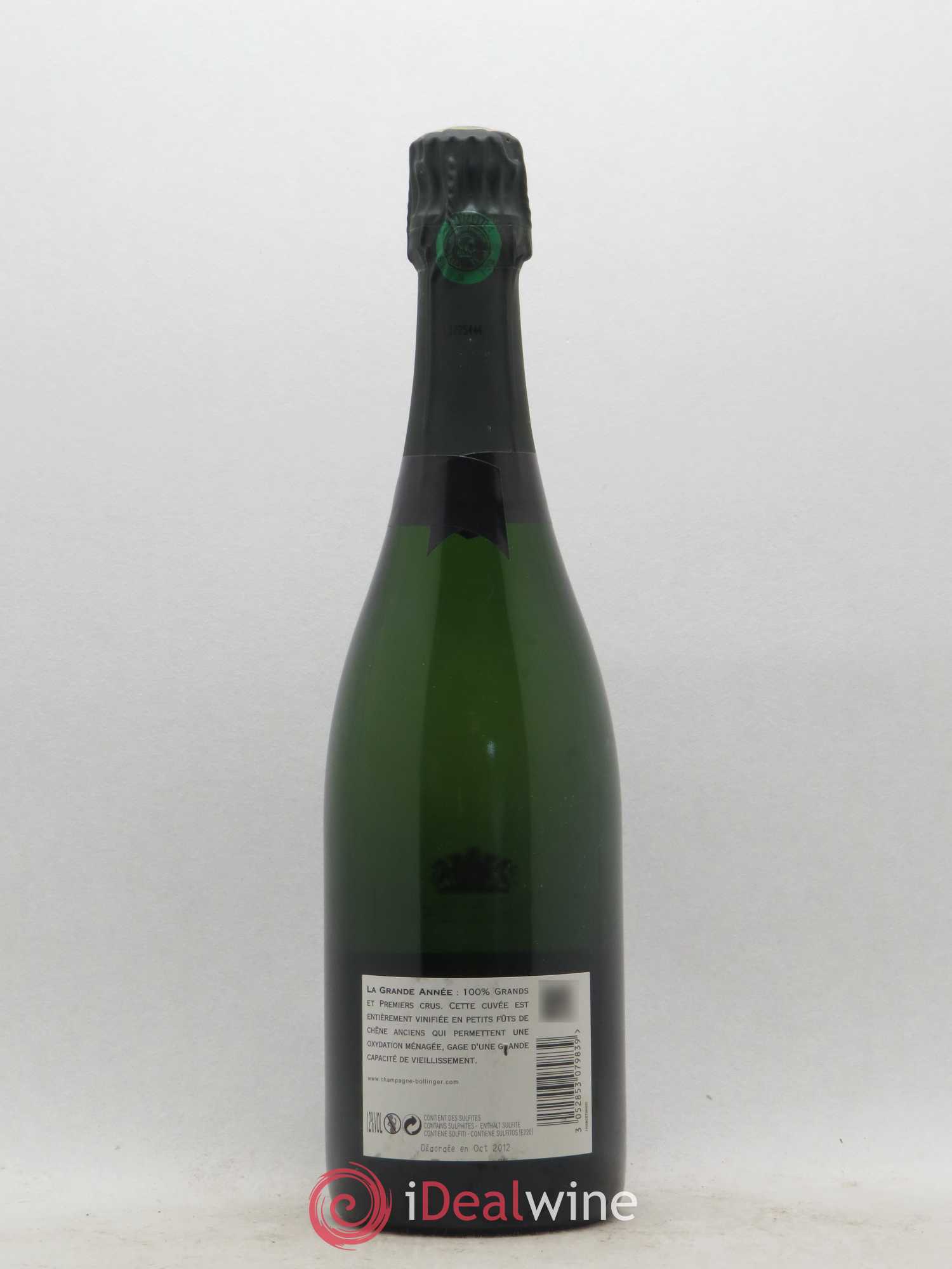 La Grande Année Brut Bollinger 2004 - Lot de 1 bouteille - 1