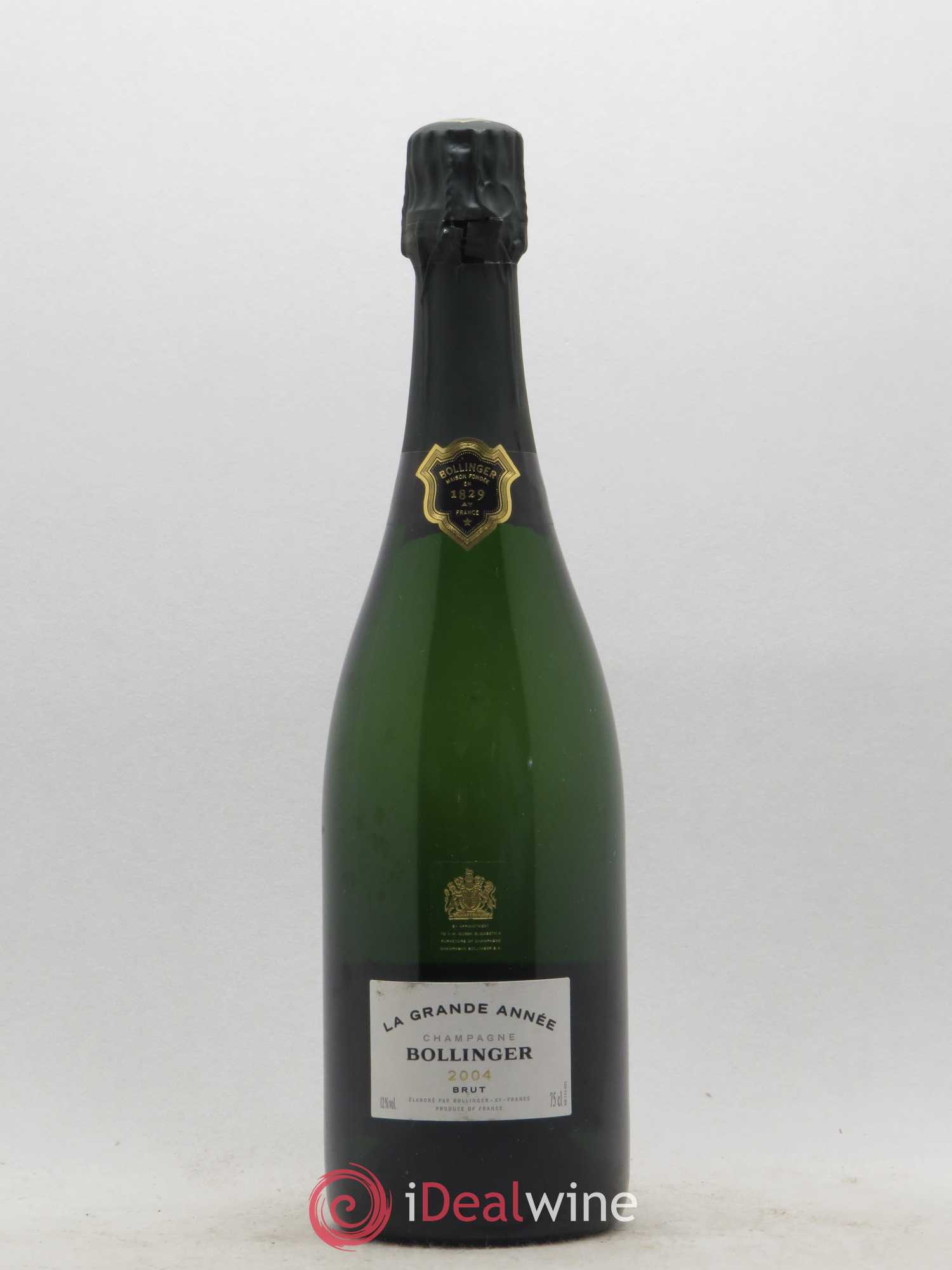 La Grande Année Brut Bollinger 2004 - Lot de 1 bouteille - 0