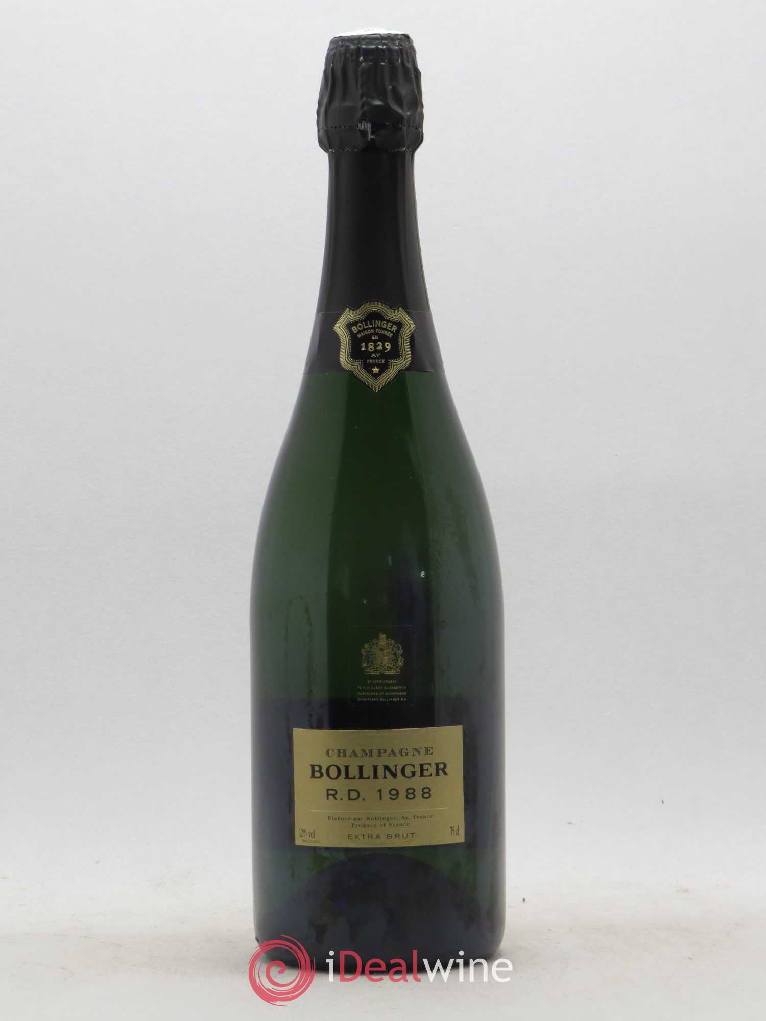 R.D. Extra-Brut Bollinger 1988 - Lot de 1 bouteille - 0