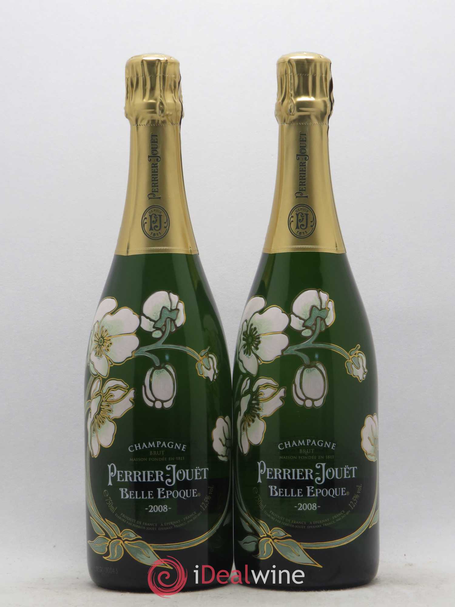 Cuvée Belle Epoque Brut Perrier-Jouët 2008 - Lot de 2 bouteilles - 0