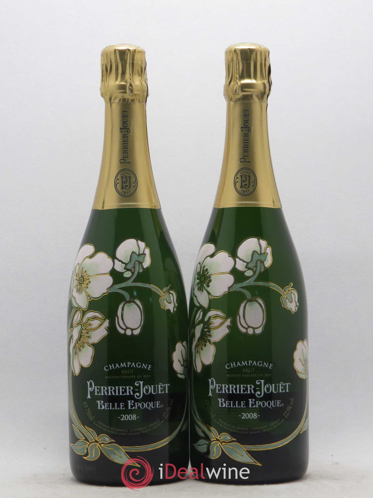 Cuvée Belle Epoque Brut Perrier-Jouët 2008 - Lot de 2 bouteilles - 0