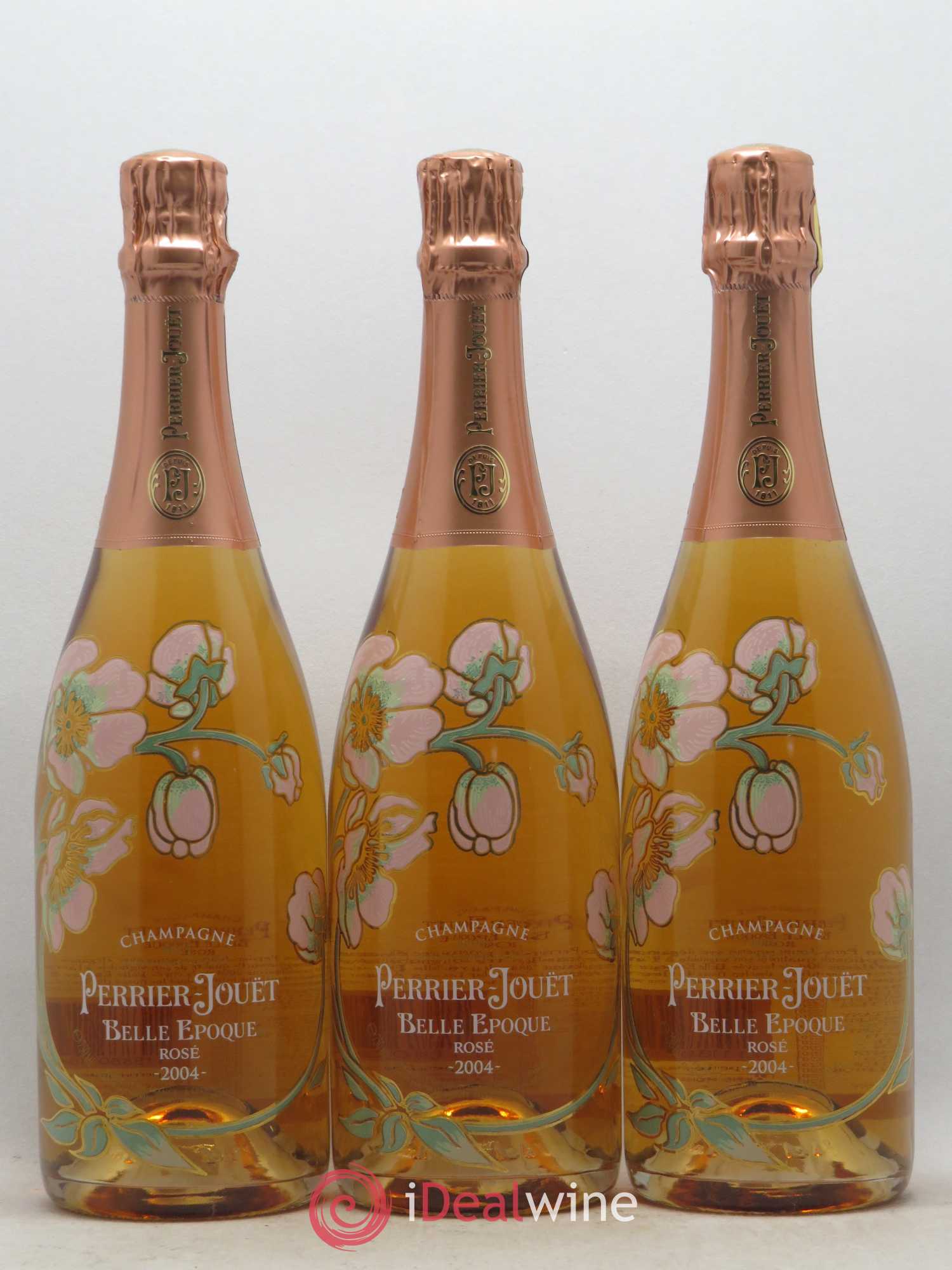 Cuvée Belle Epoque Perrier-Jouët 2004 - Lot de 3 bouteilles - 0