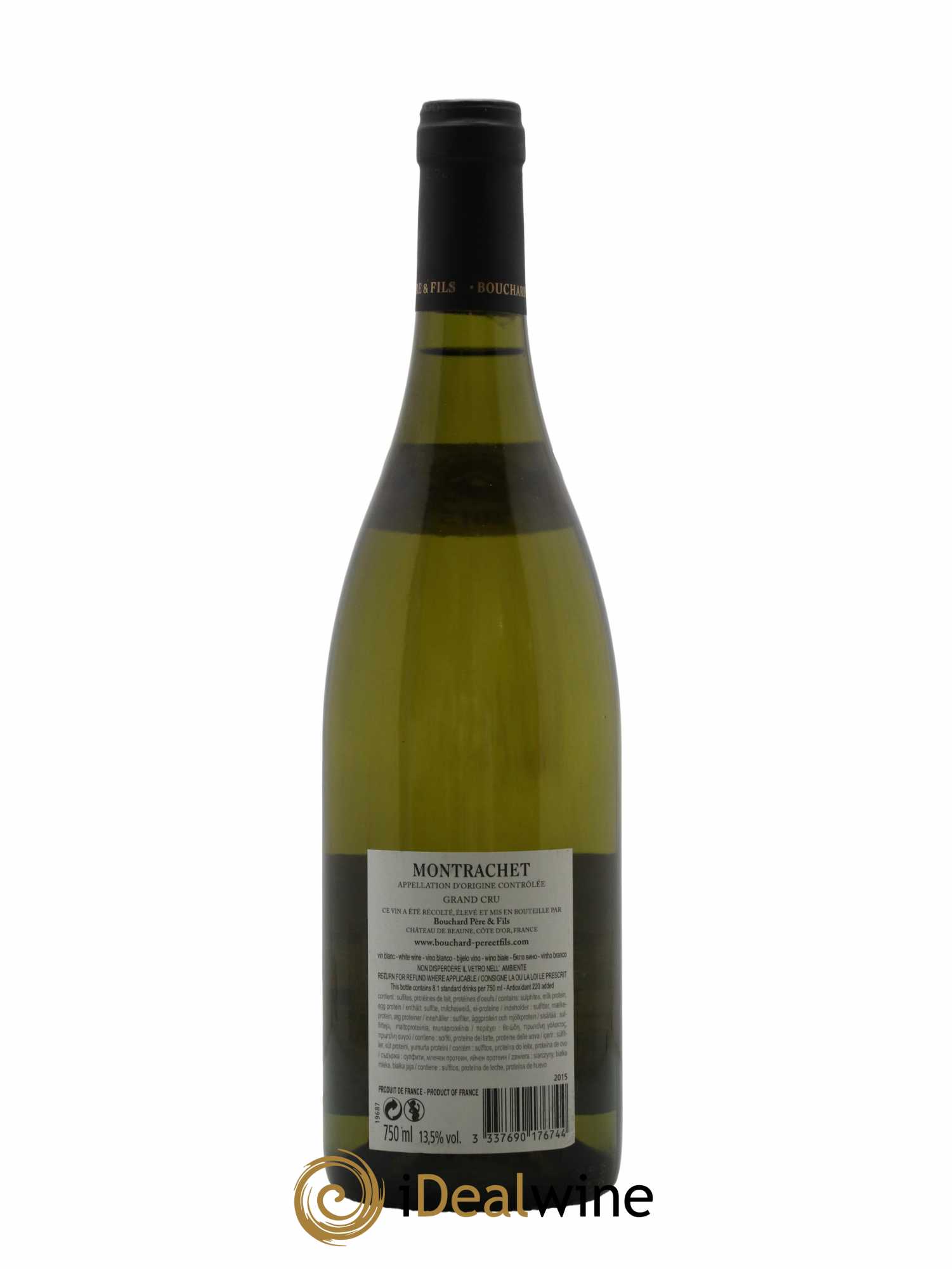Montrachet Grand Cru Bouchard Père & Fils 2015 - Lot de 1 bouteille - 1