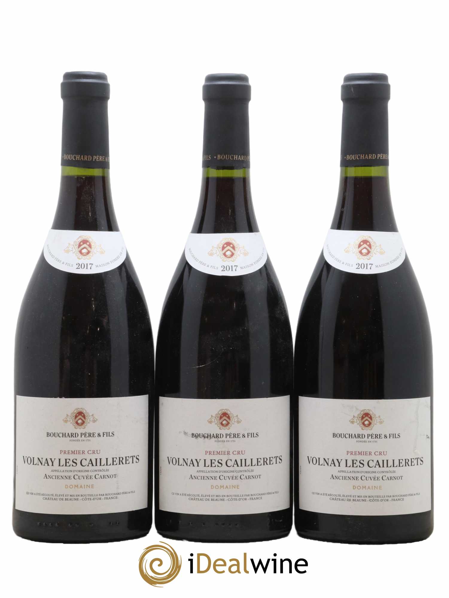 Volnay 1er Cru Caillerets - Ancienne Cuvée Carnot Bouchard Père & Fils 2017 - Lot de 3 bouteilles - 0