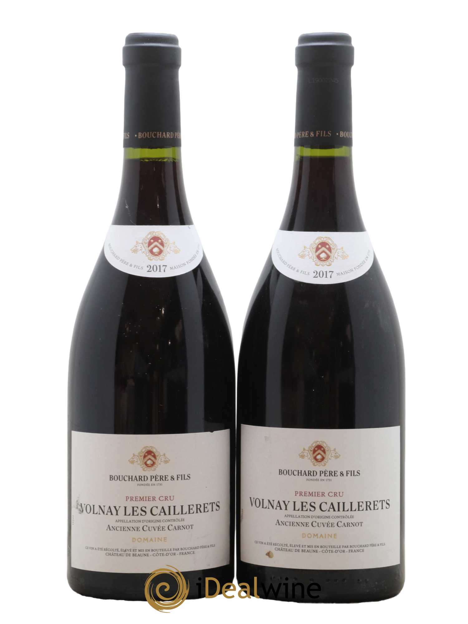 Volnay 1er Cru Caillerets - Ancienne Cuvée Carnot Bouchard Père & Fils 2017 - Lot de 2 bouteilles - 0
