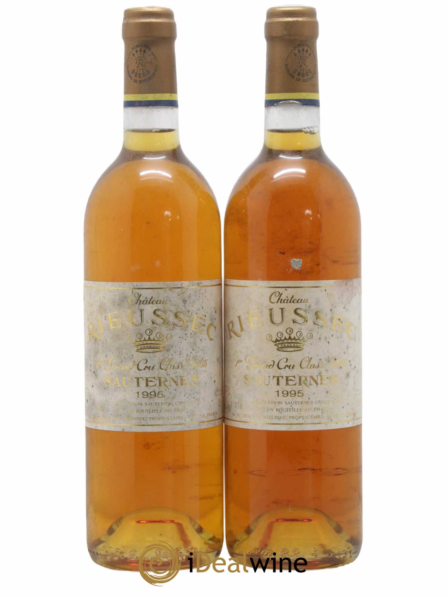 Château Rieussec 1er Grand Cru Classé (senza prezzo di riserva) 1995 - Lotto di 2 bottiglie - 0
