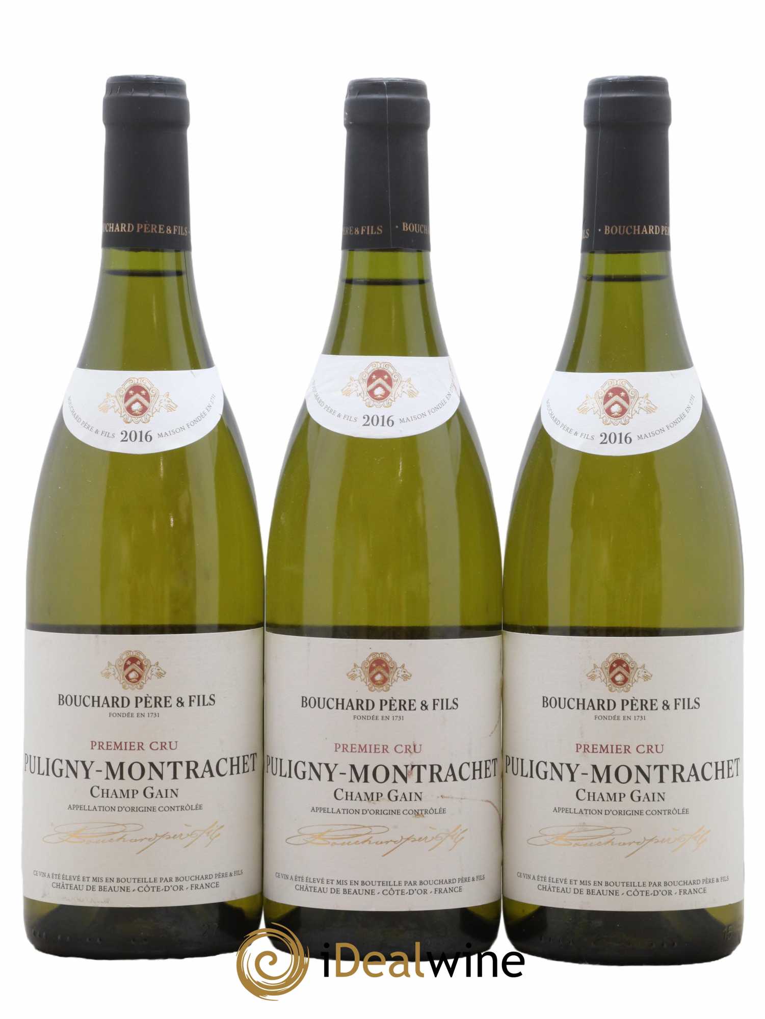 Puligny-Montrachet 1er Cru Les Champs-Gain Bouchard Père & Fils 2016 - Posten von 3 Flaschen - 0