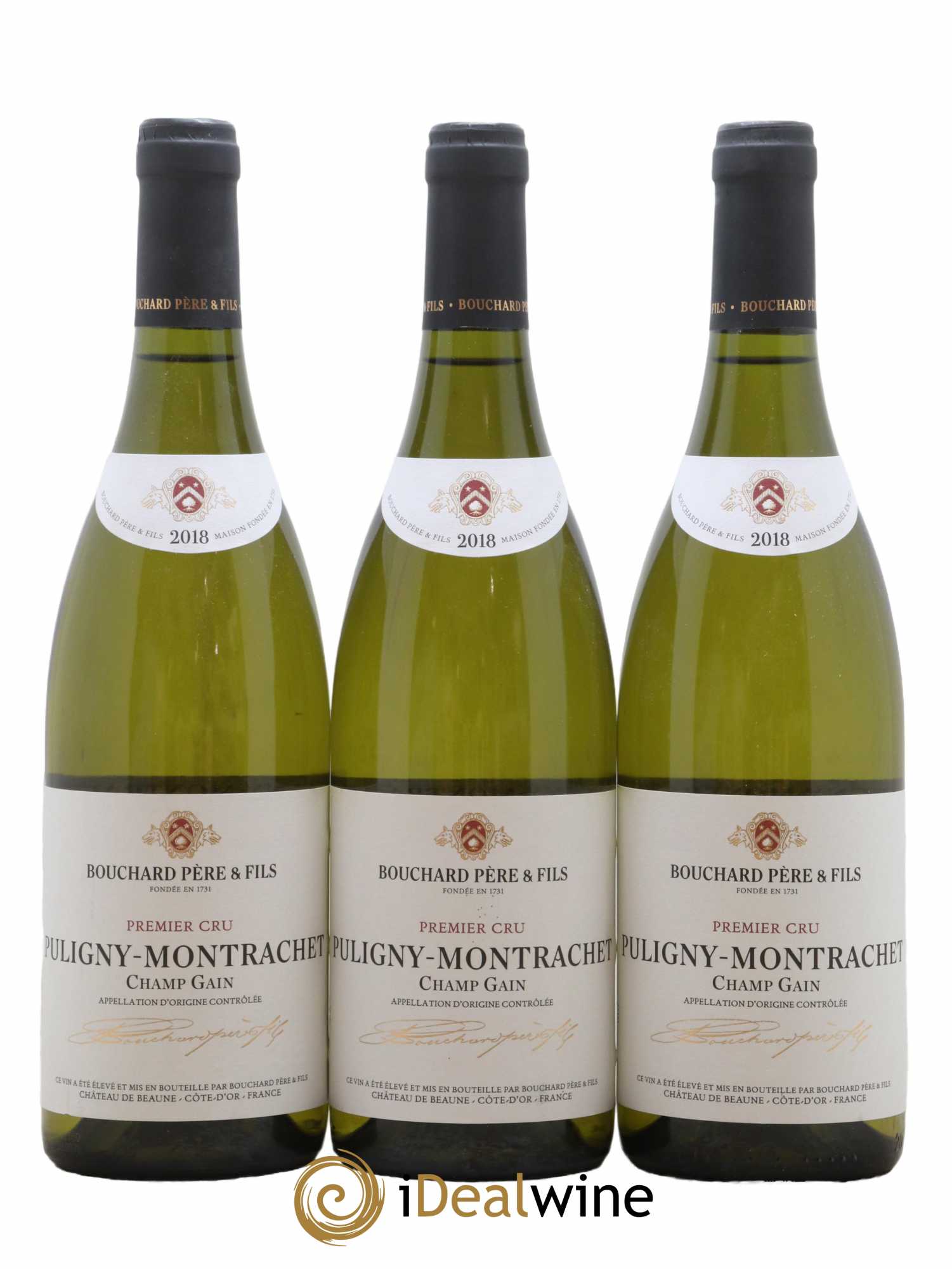 Puligny-Montrachet 1er Cru Les Champs-Gain Bouchard Père & Fils 2018 - Lot de 3 bouteilles - 0