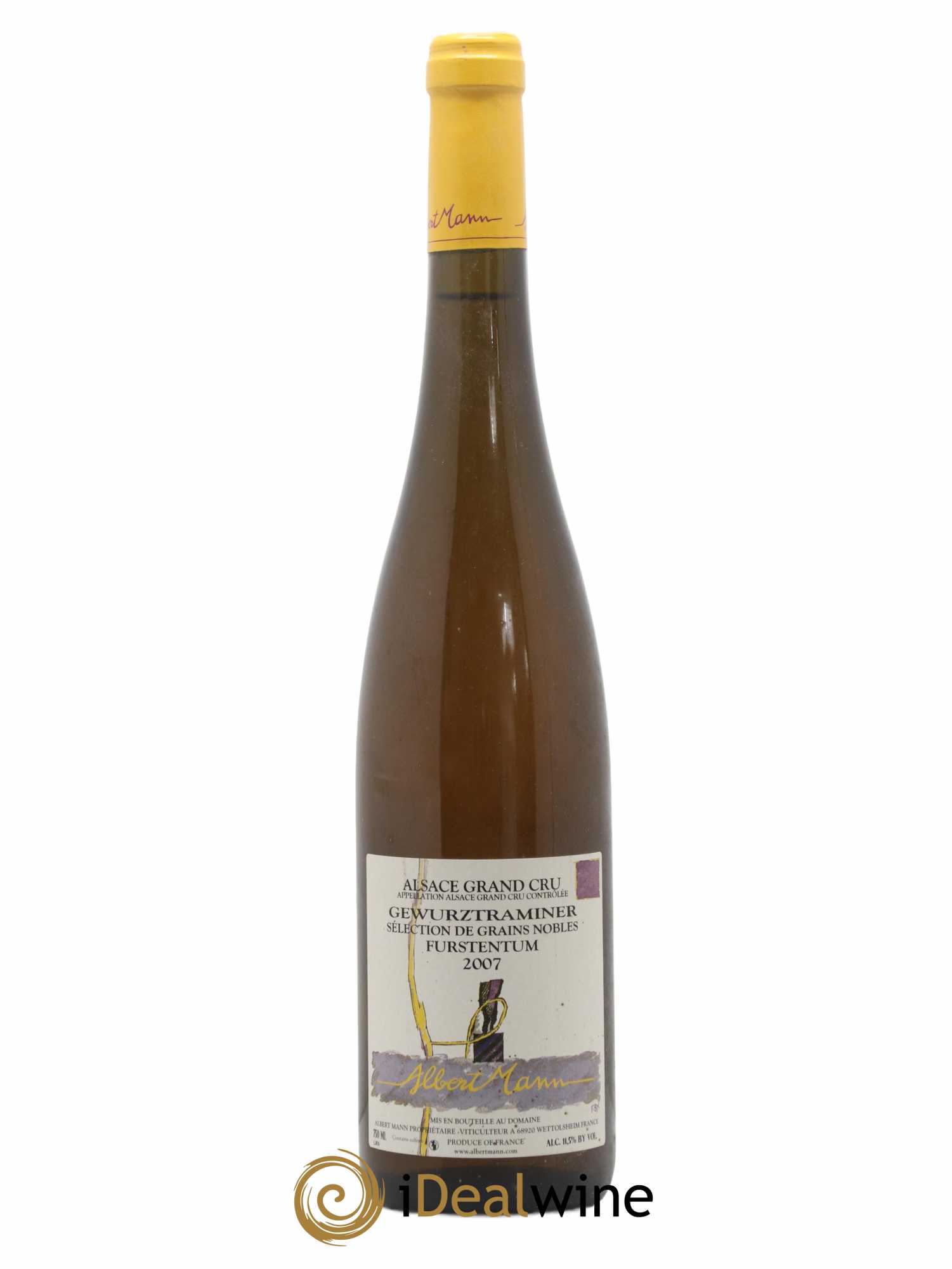 Alsace Gewurztraminer Sélection de Grains Nobles Grand Cru Furstentum Albert Mann 2007 - Lotto di 1 bottiglia - 0