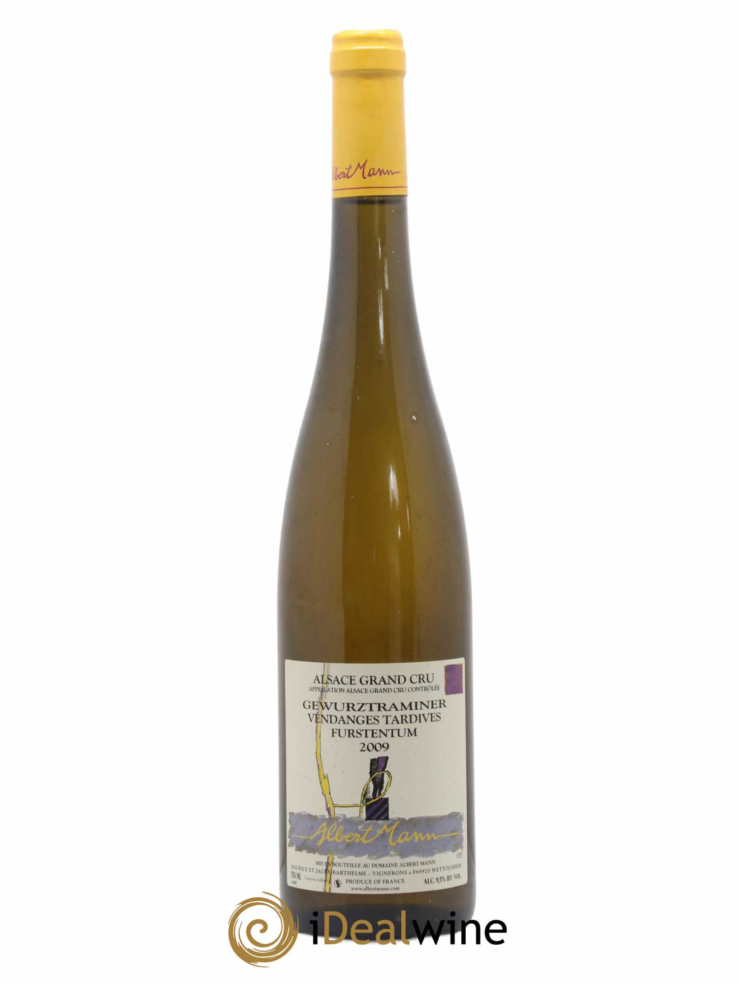 Alsace Gewurztraminer Grand Cru Furstentum Vendanges Tardives Albert Mann 2009 - Lotto di 1 bottiglia - 0