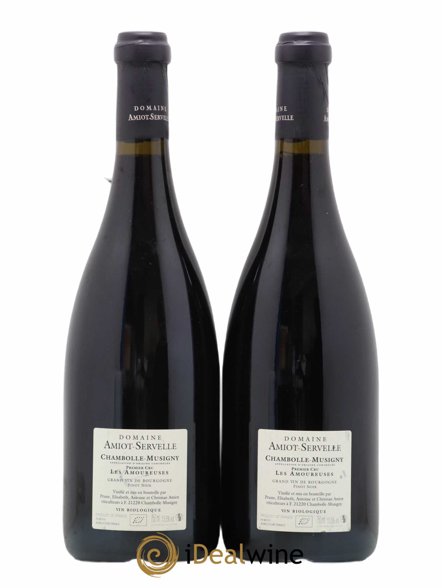 Chambolle-Musigny 1er Cru Les Amoureuses Amiot-Servelle 2017 - Lot de 2 bouteilles - 1