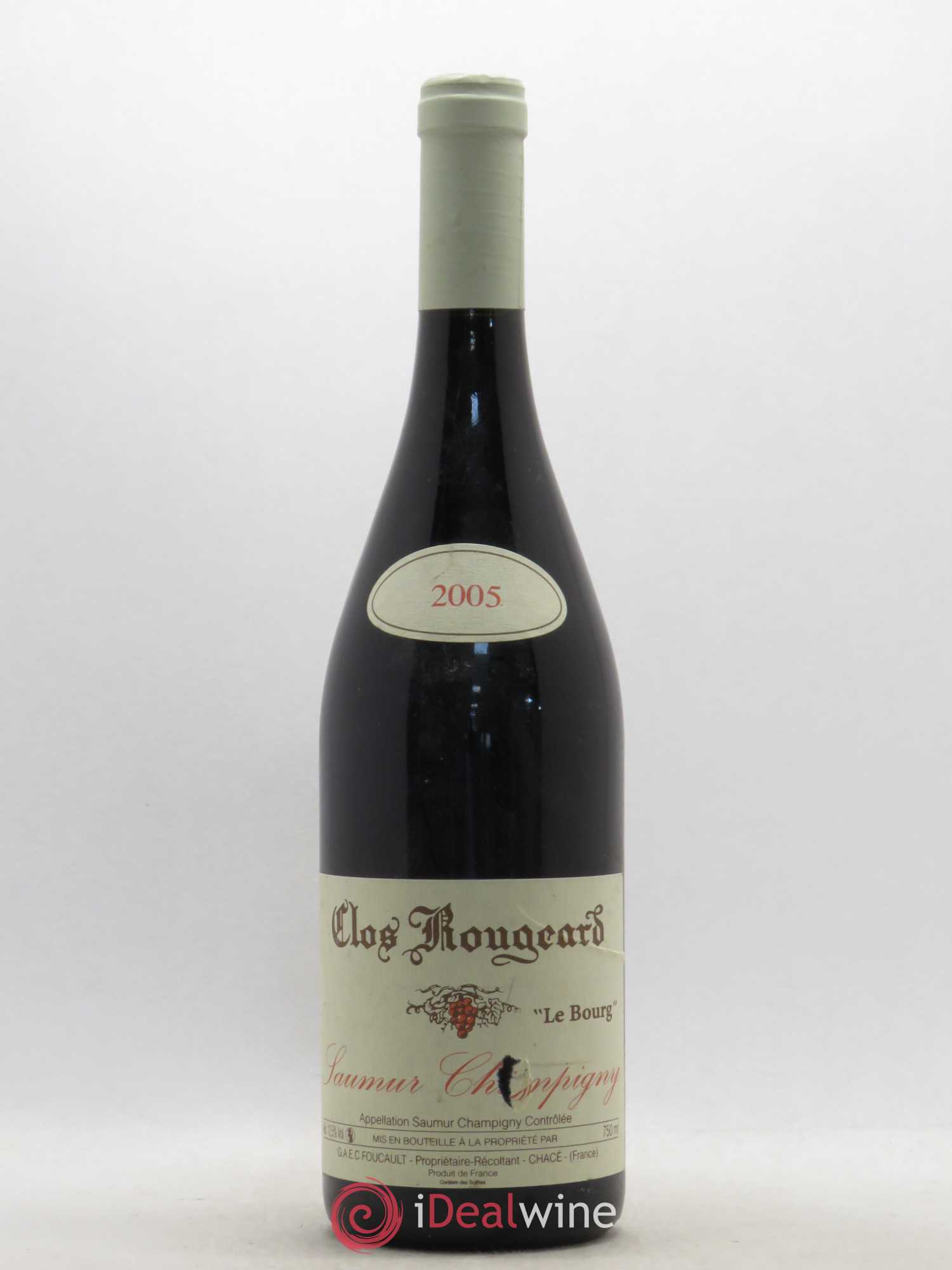 Saumur-Champigny Le Bourg Clos Rougeard 2005 - Lot de 1 bouteille - 0