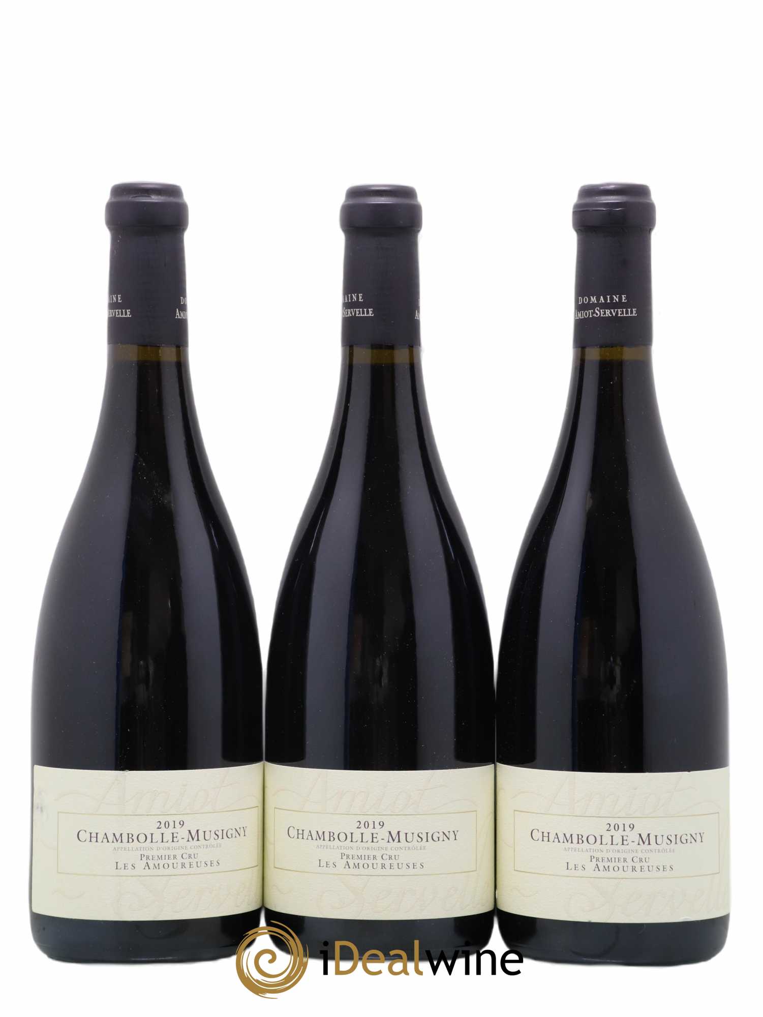 Chambolle-Musigny 1er Cru Les Amoureuses Amiot-Servelle 2019 - Lot of 3 bottles - 0
