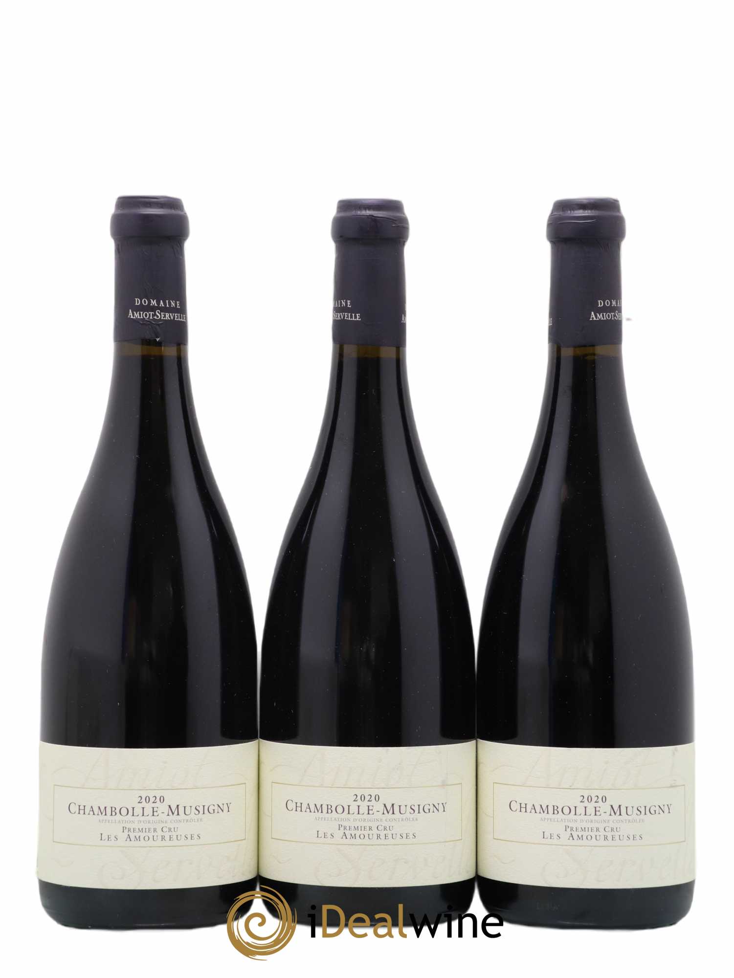 Chambolle-Musigny 1er Cru Les Amoureuses Amiot-Servelle 2020 - Lot of 3 bottles - 0