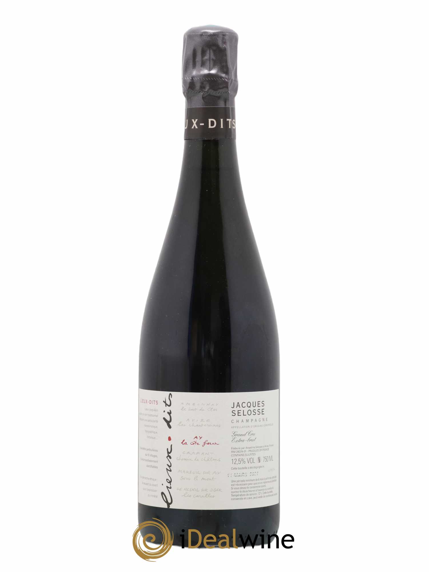 La Côte Faron Blanc de Noirs Grand Cru Extra-Brut Jacques Selosse - Lot de 1 bouteille - 0