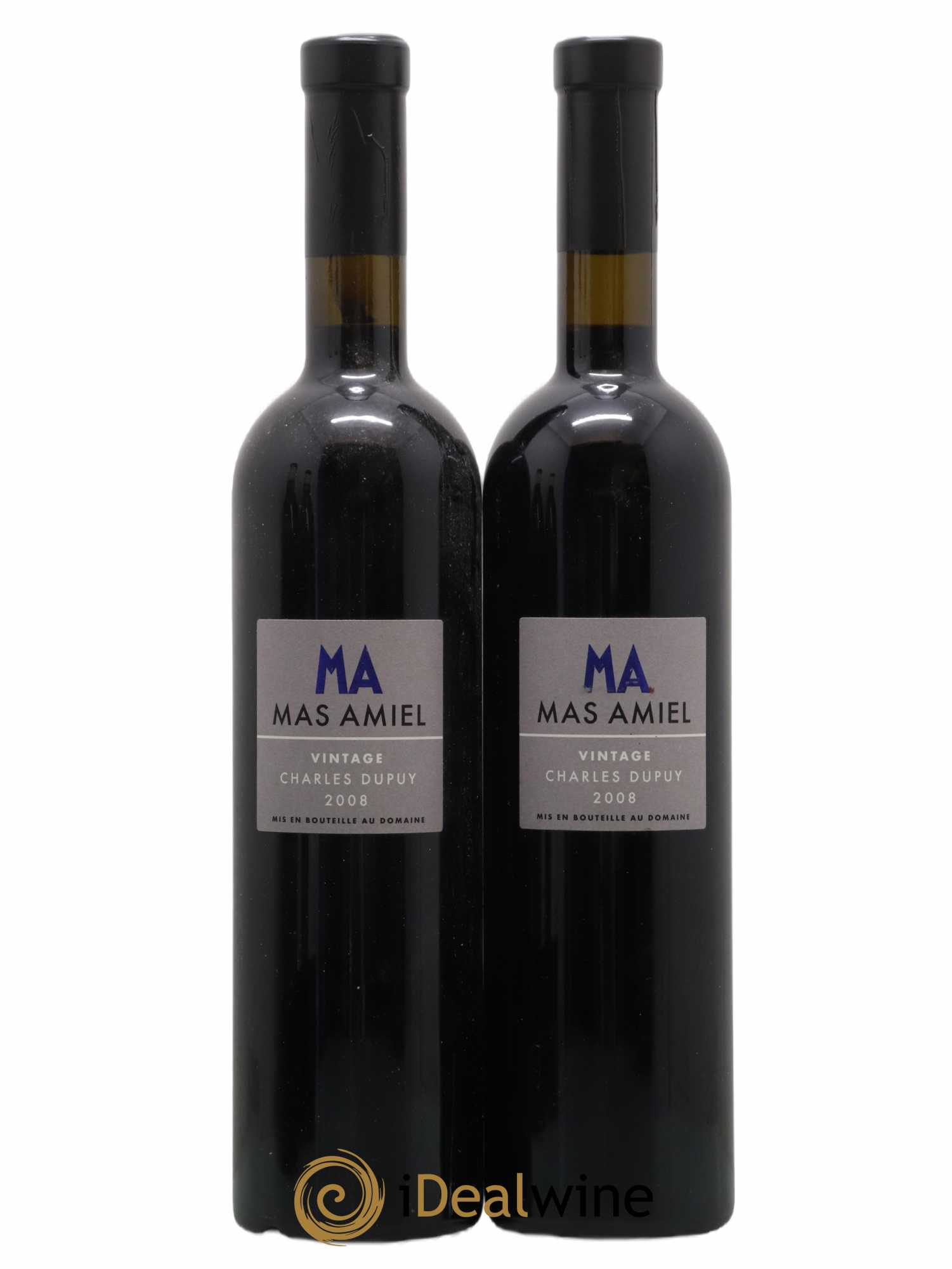 Maury Vin Doux Naturel 2008 - Posten von 2 Flaschen - 0