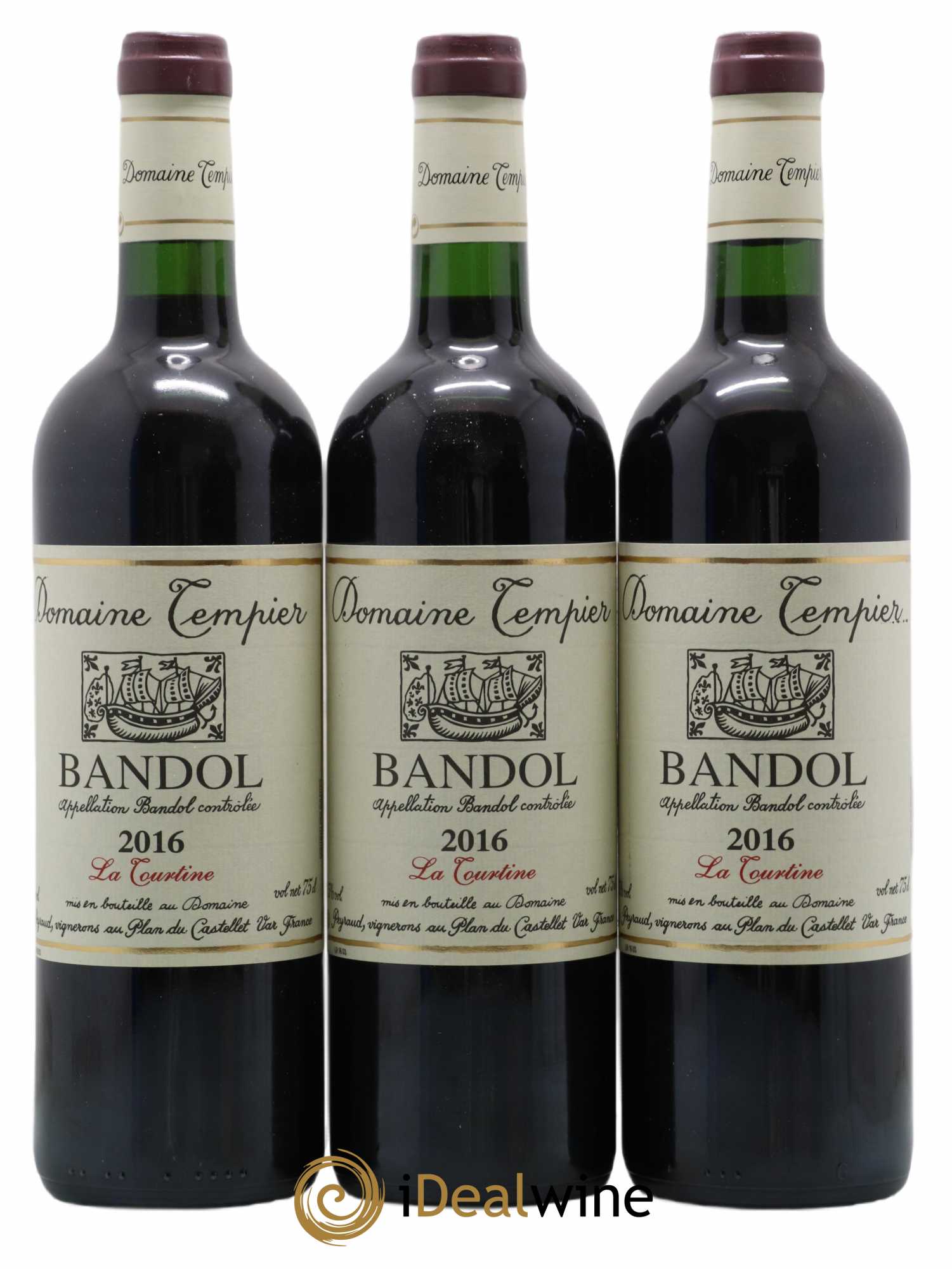 Bandol Domaine Tempier La Tourtine Famille Peyraud 2016 - Lot de 3 bouteilles - 0