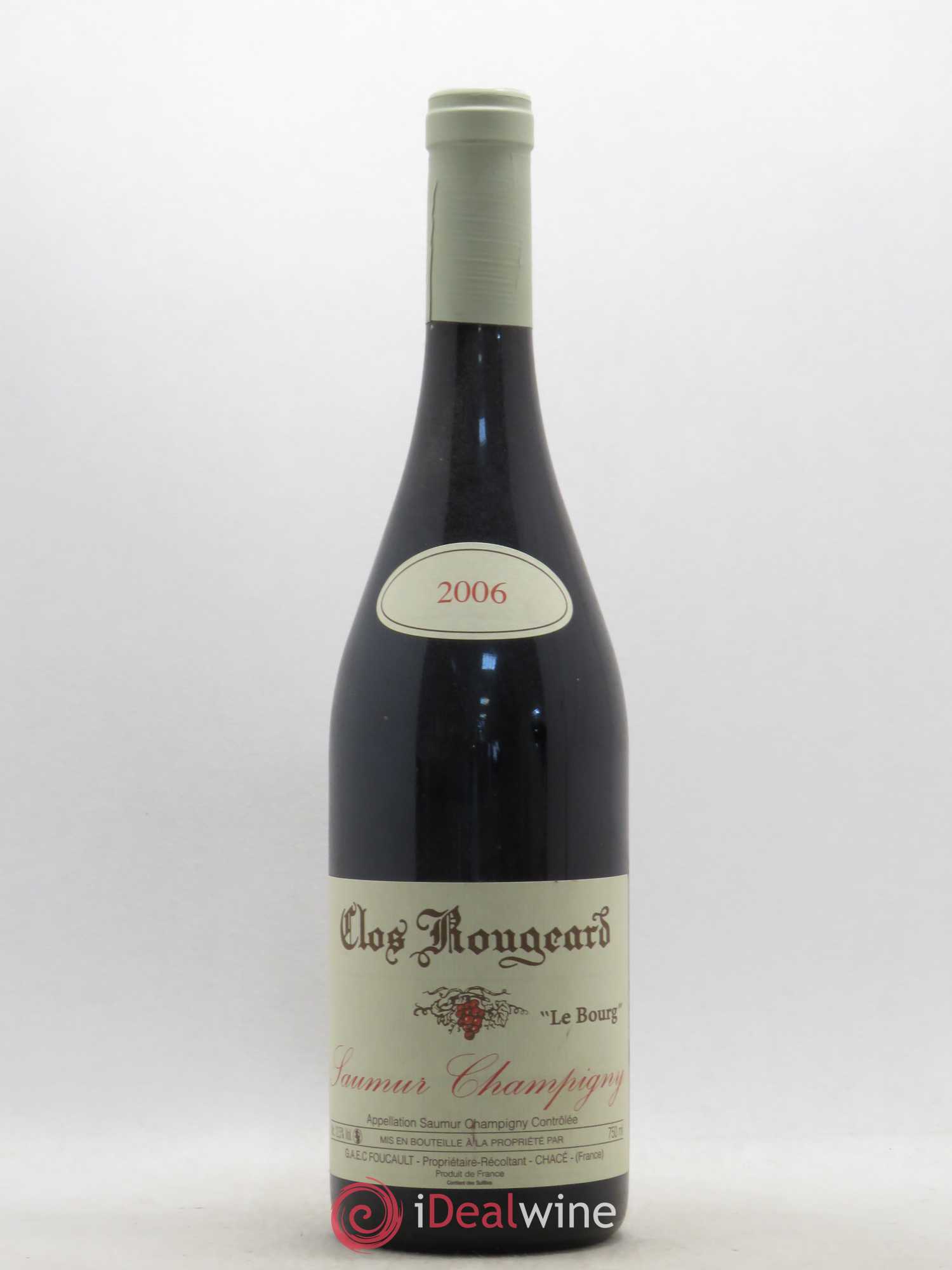 Saumur-Champigny Le Bourg Clos Rougeard 2006 - Lot de 1 bouteille - 0