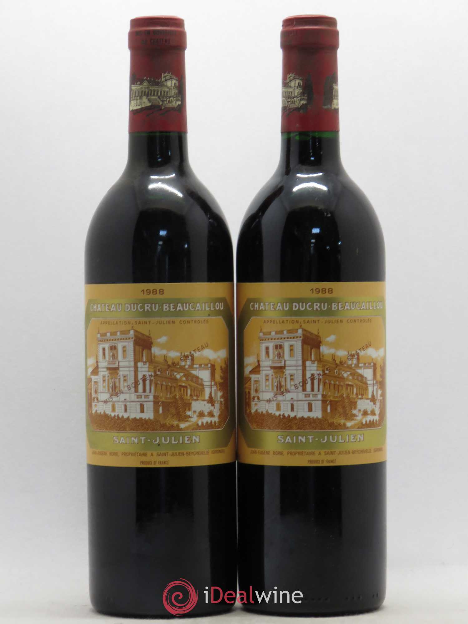 Château Ducru Beaucaillou 2ème Grand Cru Classé 1988 - Lot de 2 bouteilles - 0