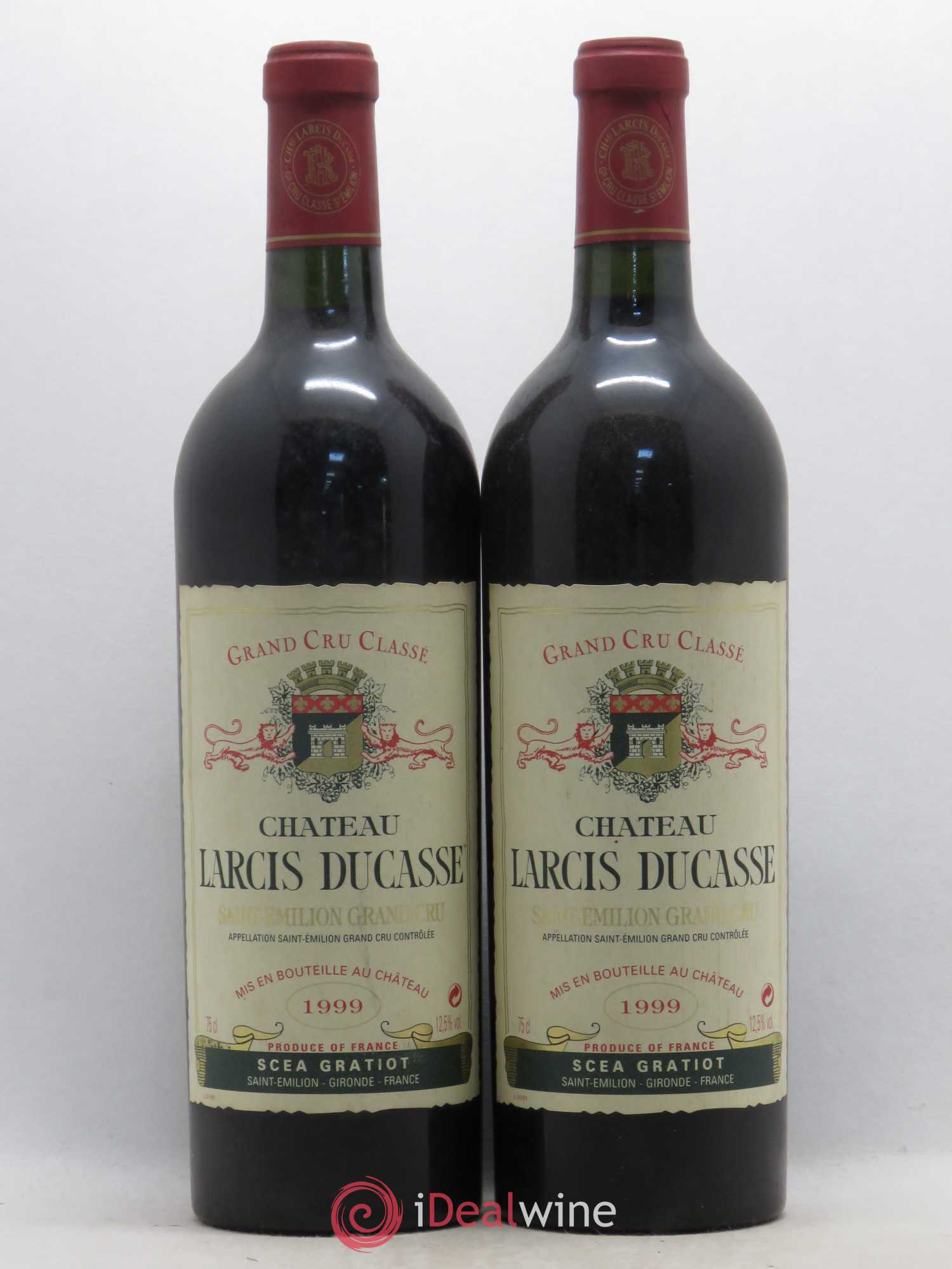 Château Larcis Ducasse 1er Grand Cru Classé B 1999 - Lot de 2 bouteilles - 0