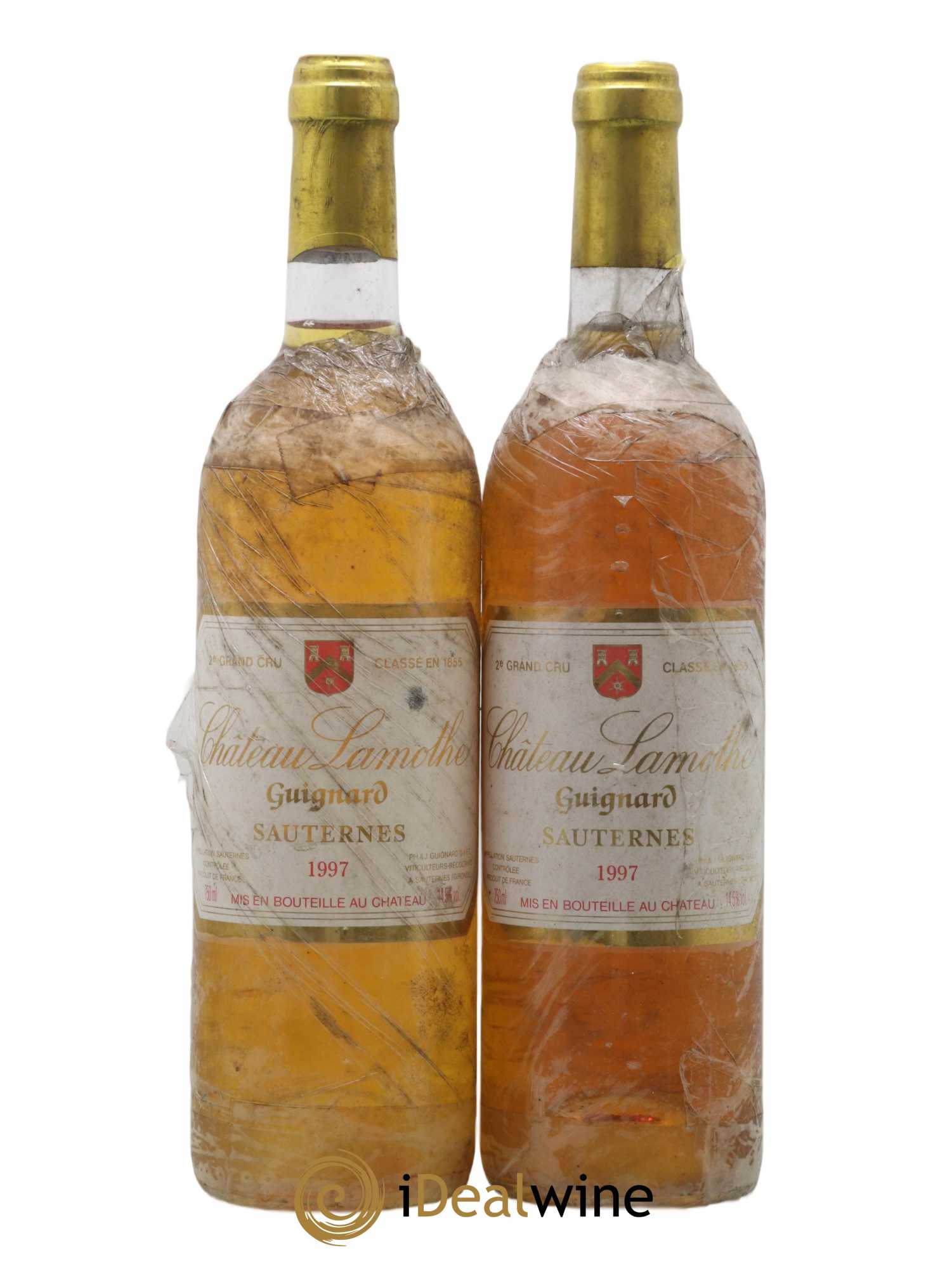 Château Lamothe Guignard 2ème Grand Cru Classé 1997 - Lot de 2 bouteilles - 0