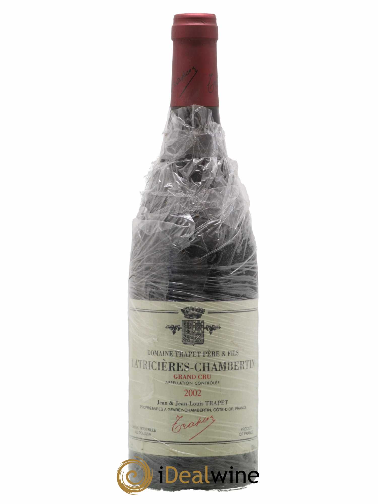 Latricières-Chambertin Grand Cru Domaine Trapet 2002 - Lot de 1 bouteille - 0