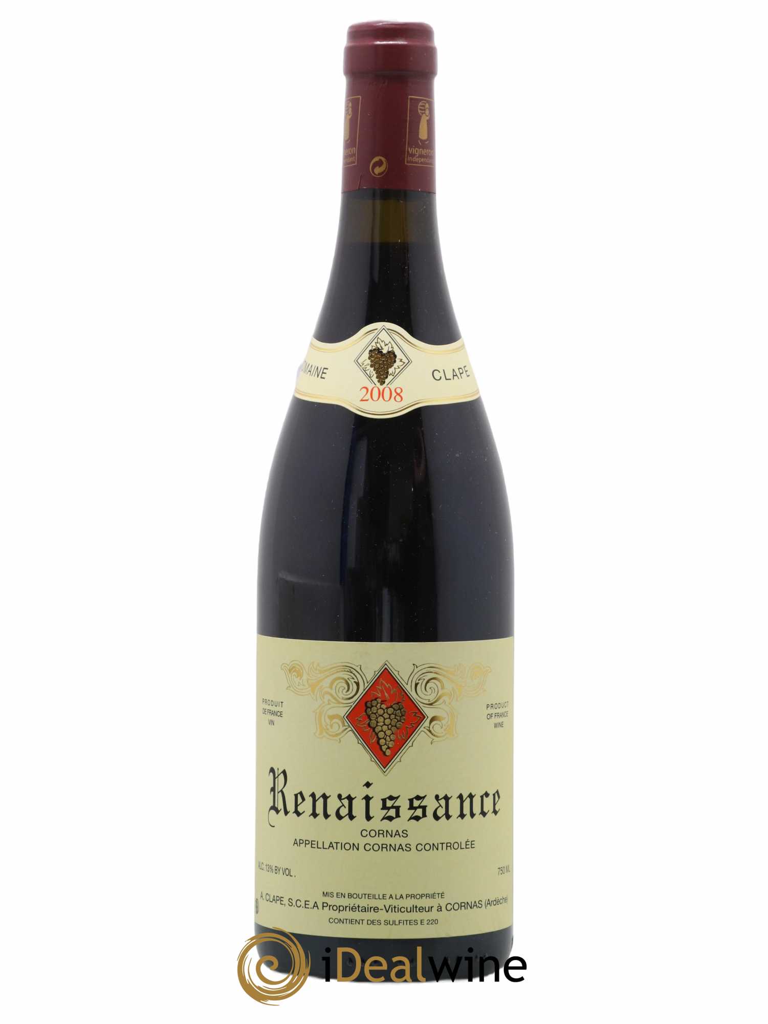 Cornas Renaissance Auguste Clape 2008 - Posten von 1 Flasche - 0