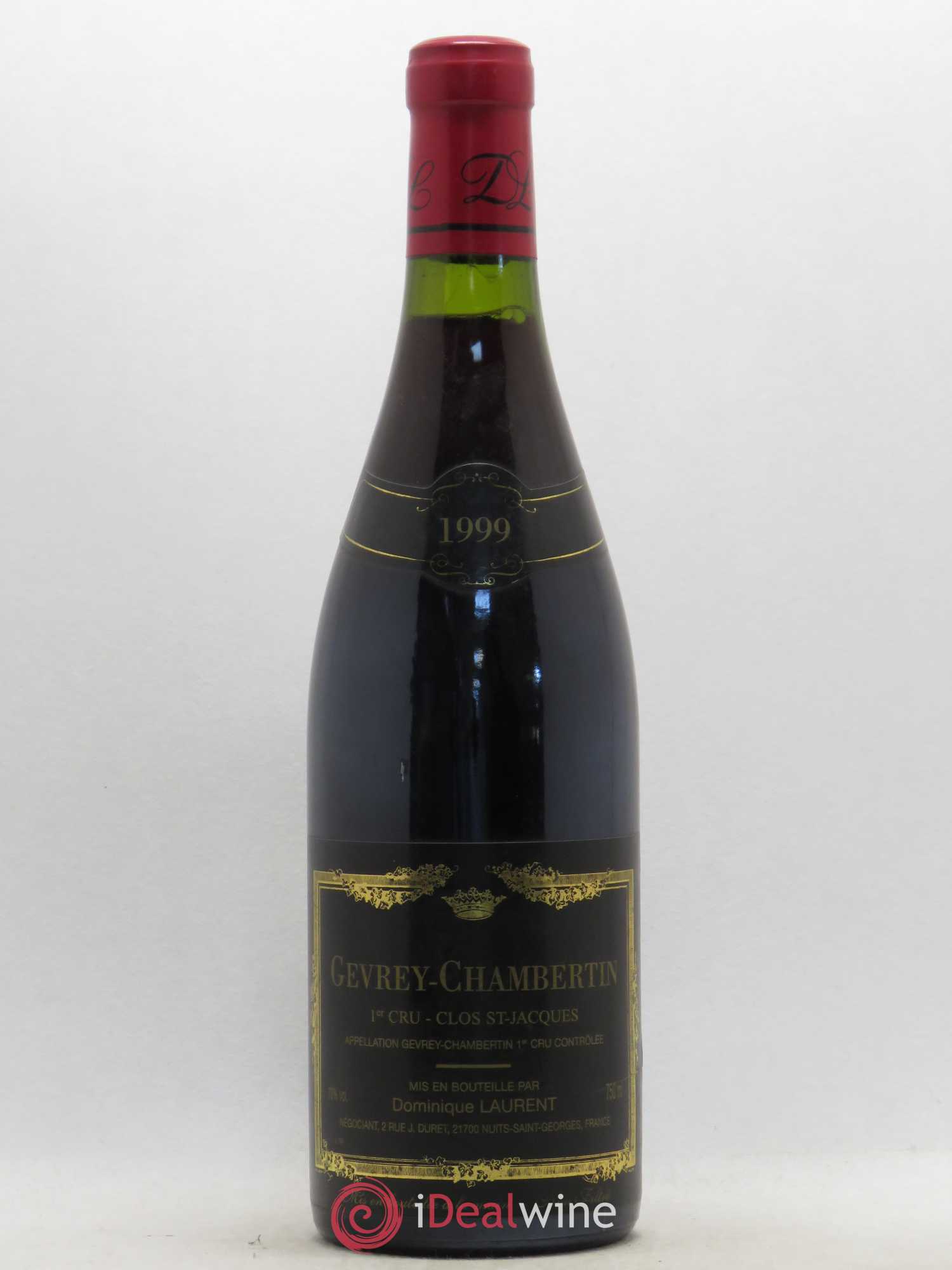 Gevrey-Chambertin 1er Cru Clos Saint Jacques Dominique Laurent 1999 - Lot de 1 bouteille - 0
