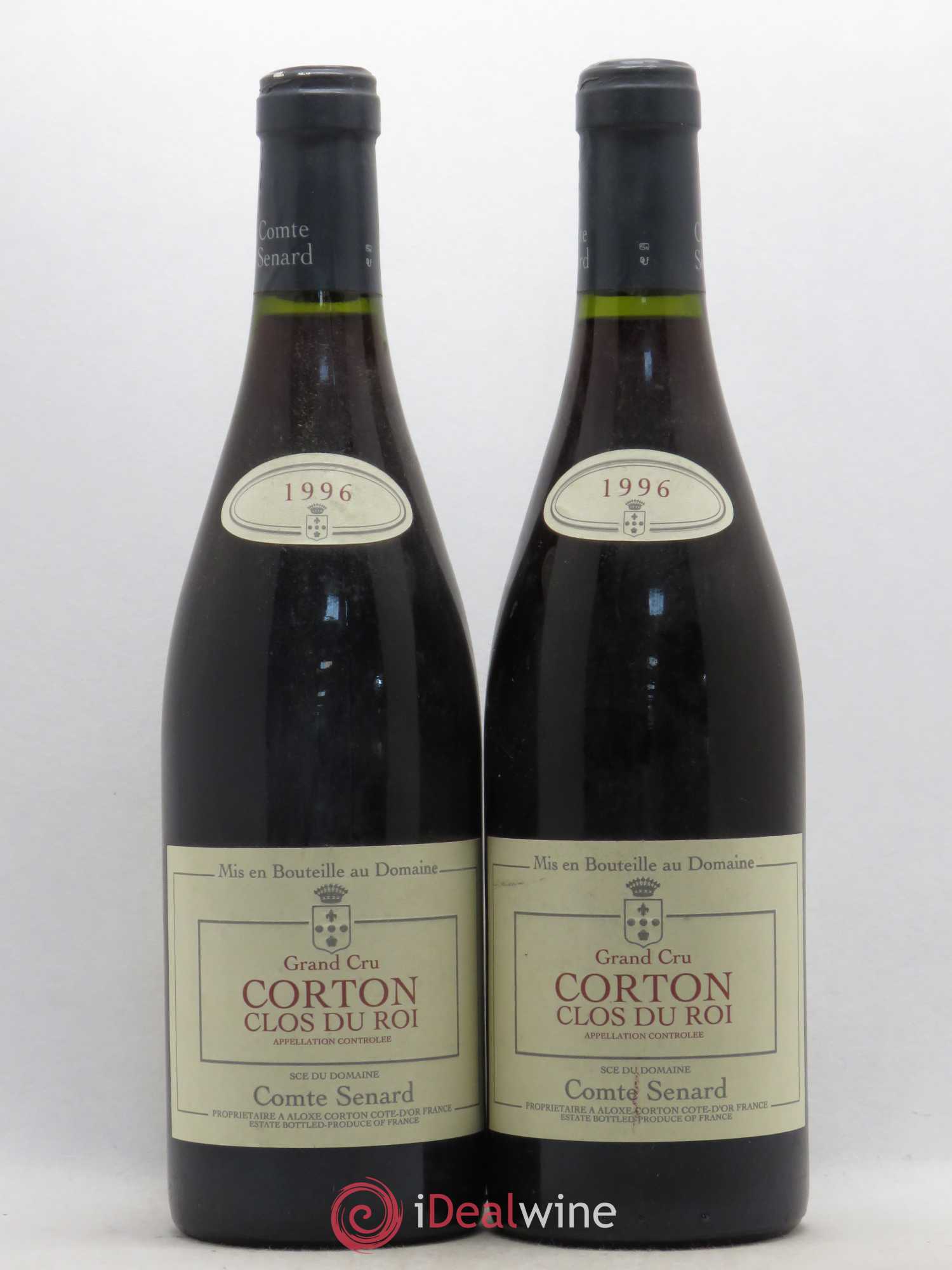 Corton Grand Cru Clos du Roi Comte Senard 1996 - Posten von 2 Flaschen - 0