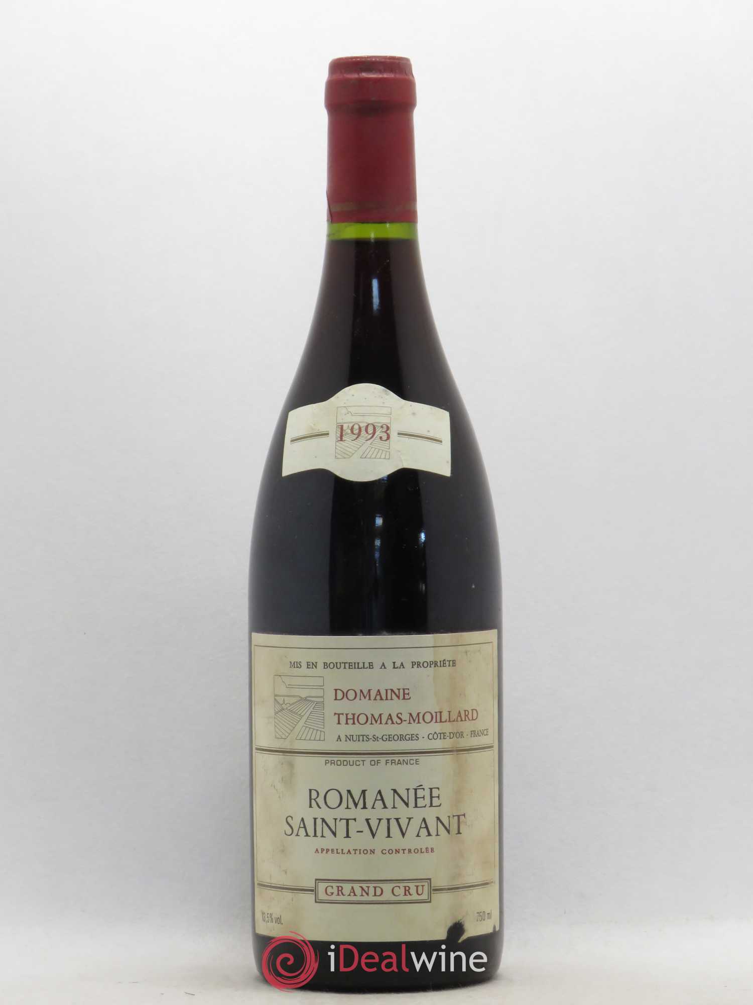 Romanée-Saint-Vivant Grand Cru Thomas Moillard 1993 - Lot de 1 bouteille - 0