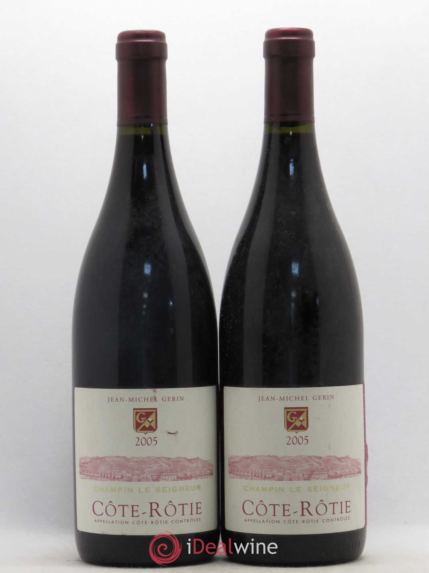 Côte-Rôtie Champin Le Seigneur Jean-Michel Gerin 2005 - Lot de 2 bouteilles - 0