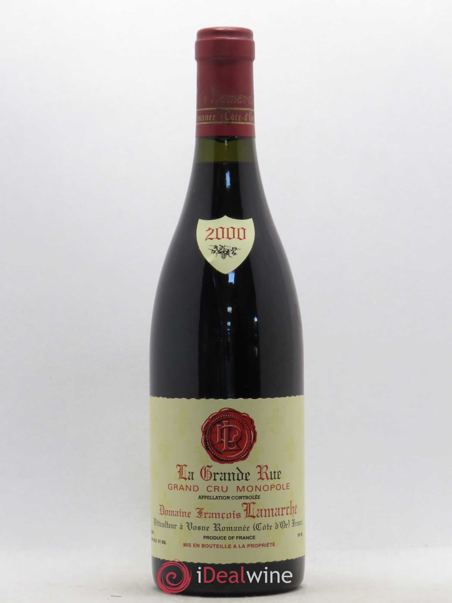 La Grande Rue Grand Cru Lamarche (Domaine) 2000 - Lot de 1 bouteille - 0