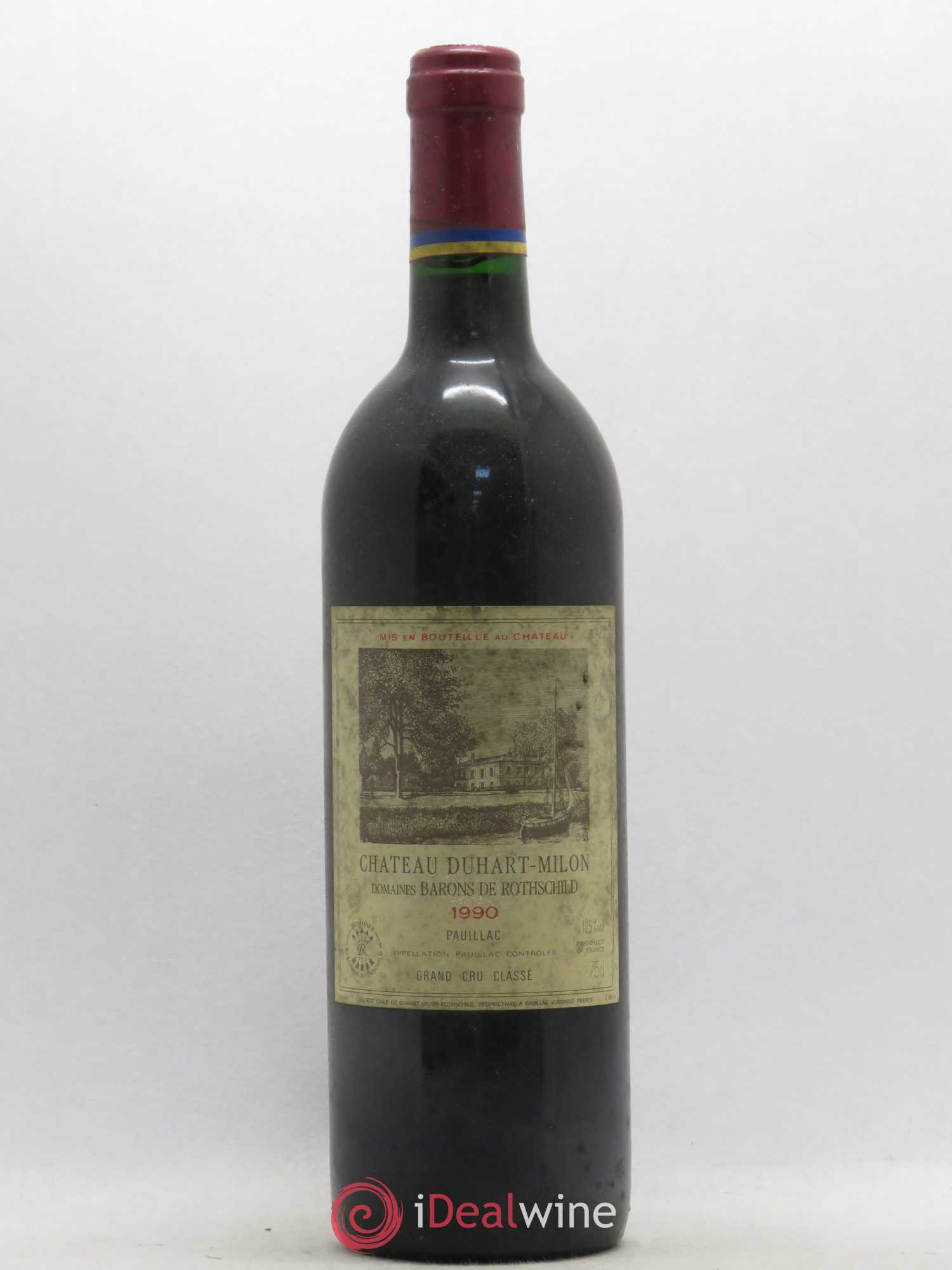 Château Duhart-Milon 4ème Grand Cru Classé 1990 - Lot de 1 bouteille - 0