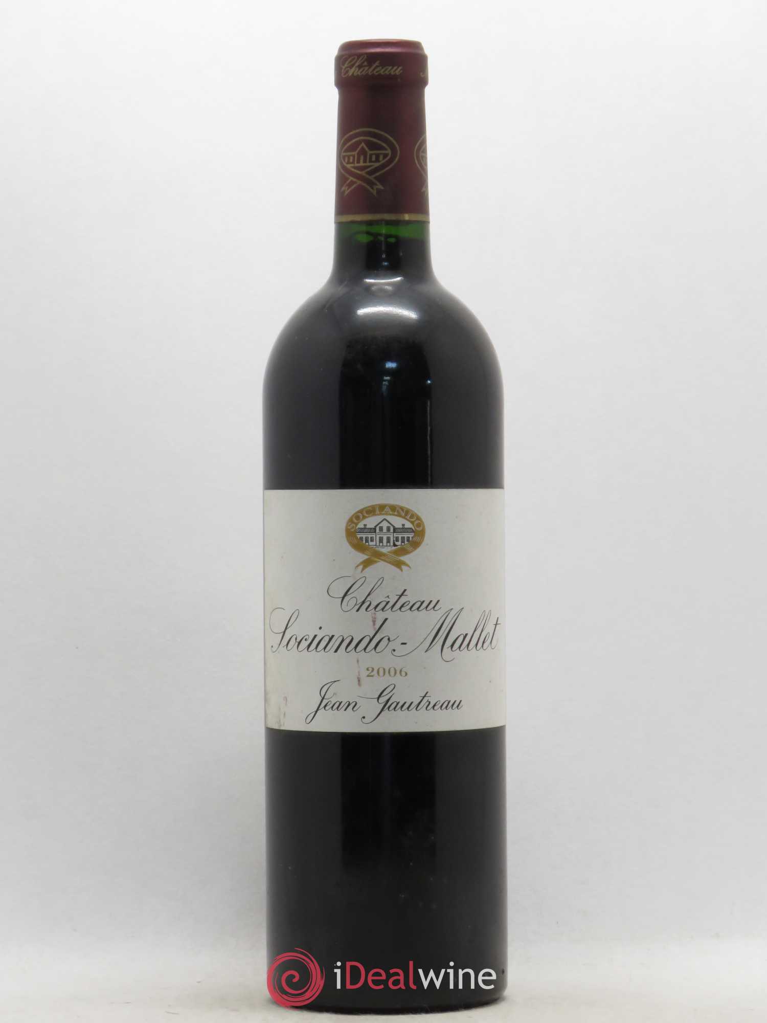 Château Sociando Mallet 2006 - Lot de 1 bouteille - 0