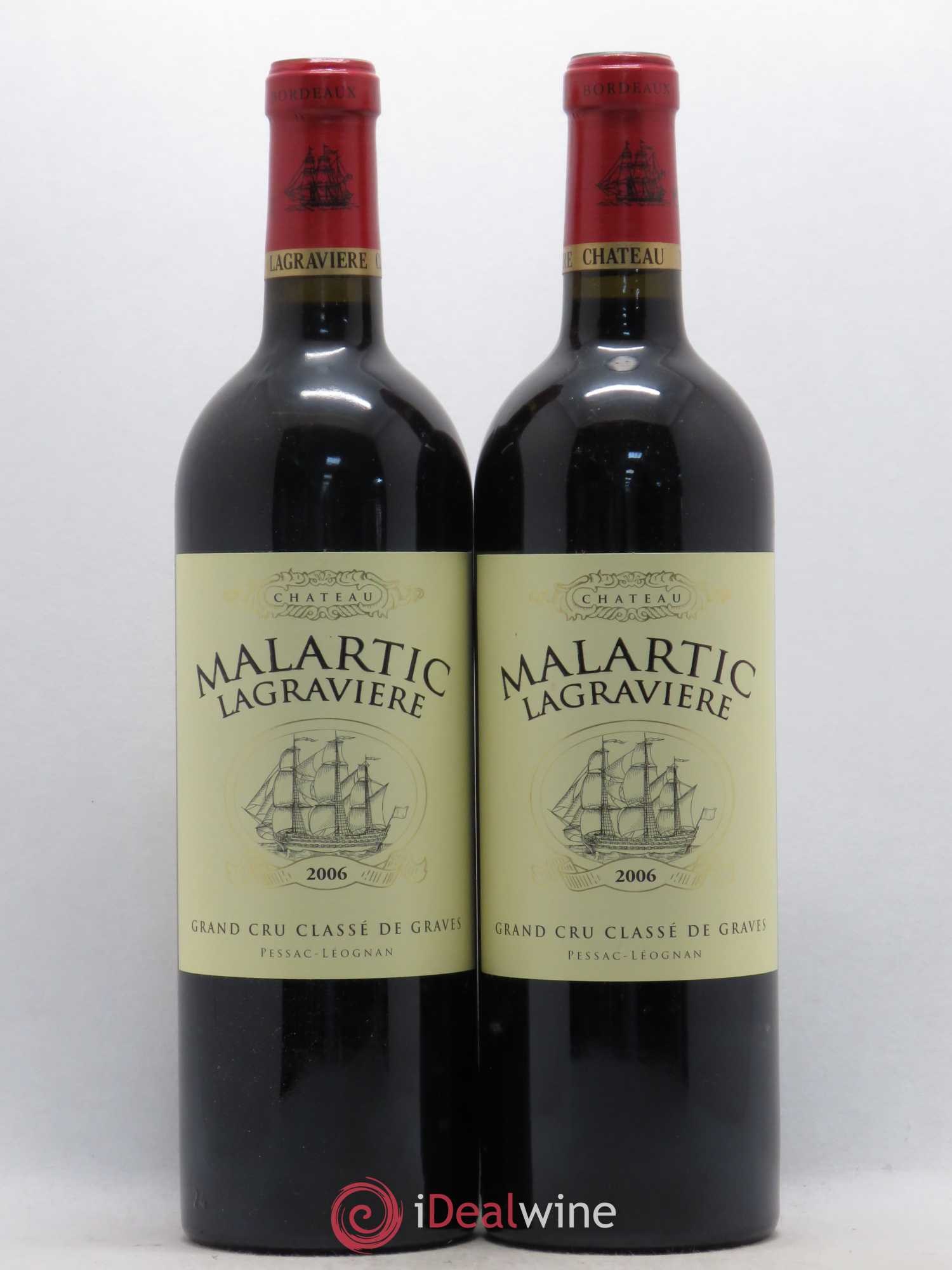 Château Malartic-Lagravière Cru Classé de Graves 2006 - Lot de 2 bouteilles - 0