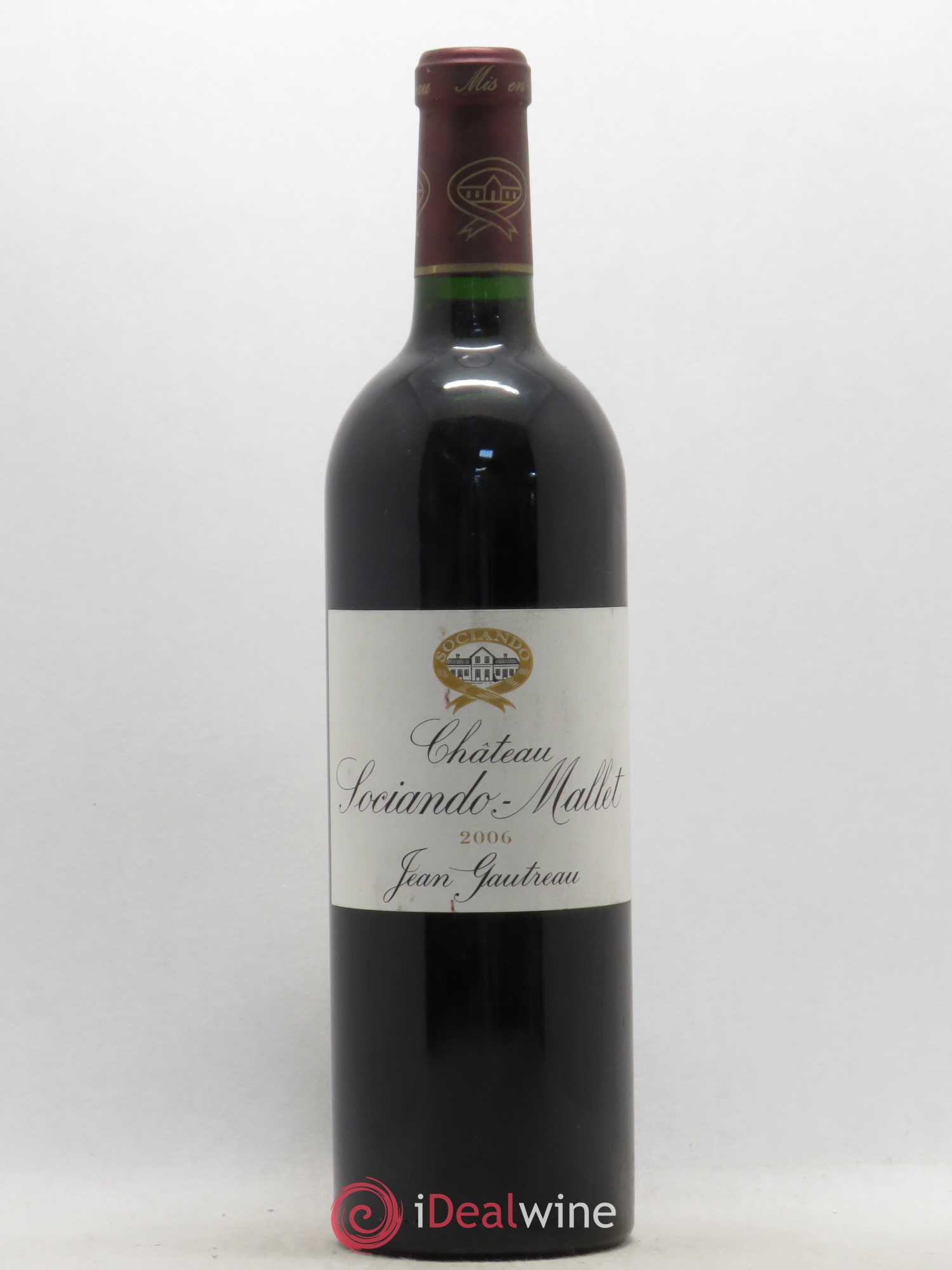 Château Sociando Mallet 2006 - Lot de 1 bouteille - 0