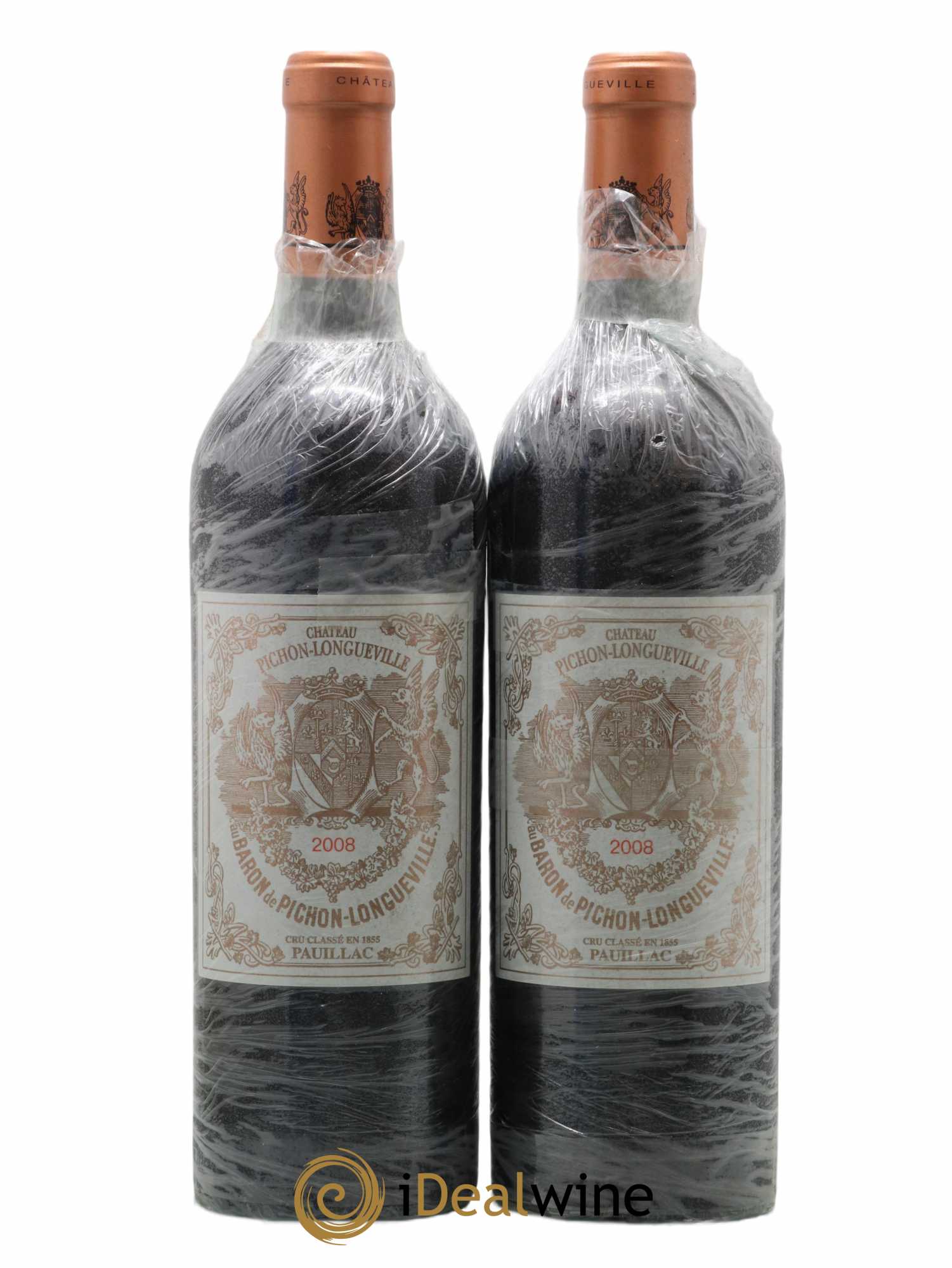 Pichon Longueville Baron 2ème Grand Cru Classé 2008 - Lot de 2 bouteilles - 0