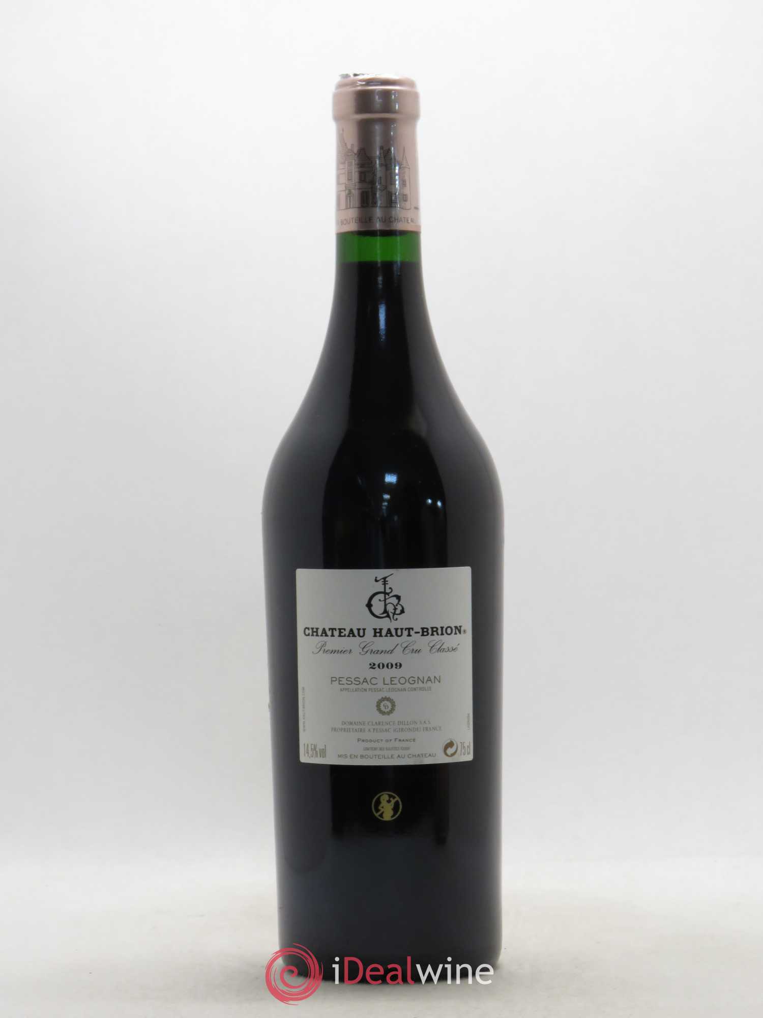 Château Haut Brion 1er Grand Cru Classé 2009 - Lot de 1 bouteille - 1
