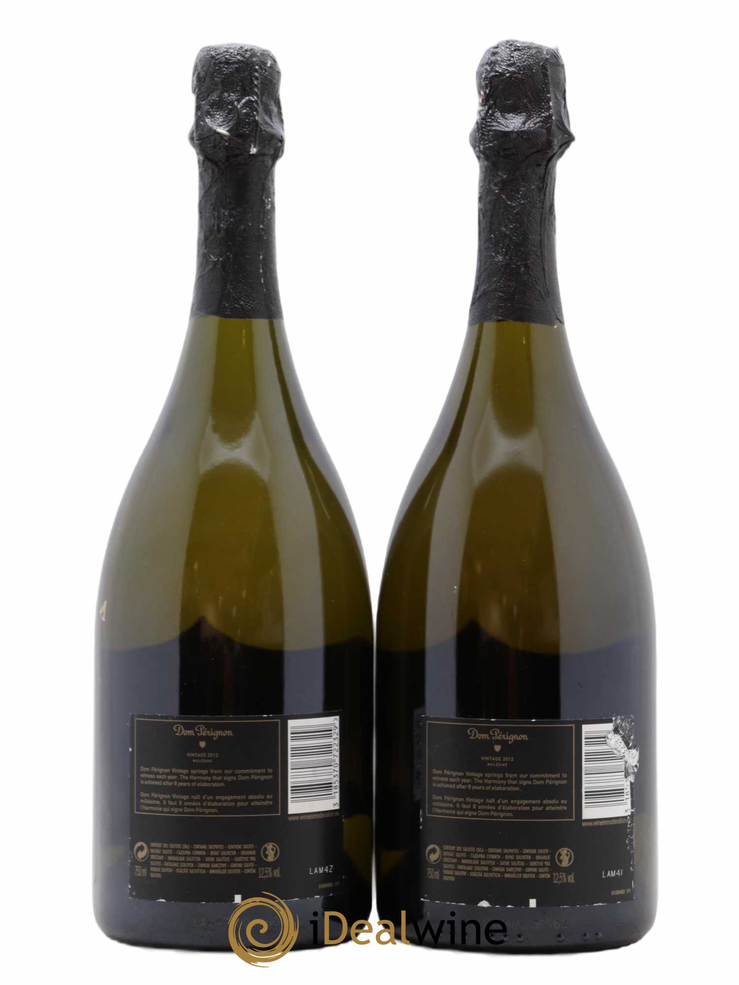 Brut Dom Pérignon 2012 - Posten von 2 Flaschen - 1