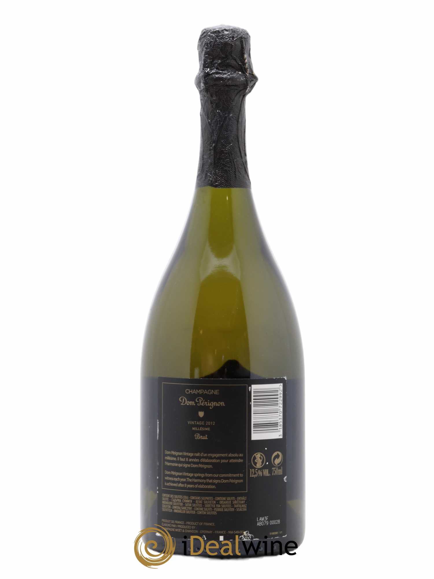 Luminous Dom Pérignon 2012 - Lot de 1 bouteille - 1