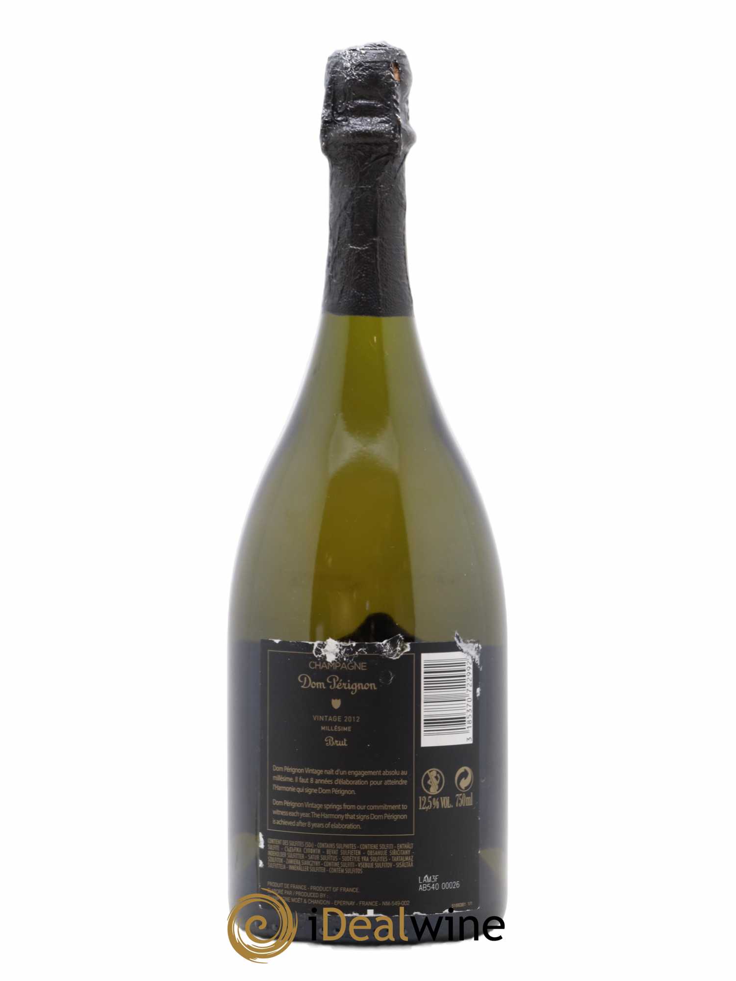 Luminous Dom Pérignon 2012 - Lot de 1 bouteille - 1