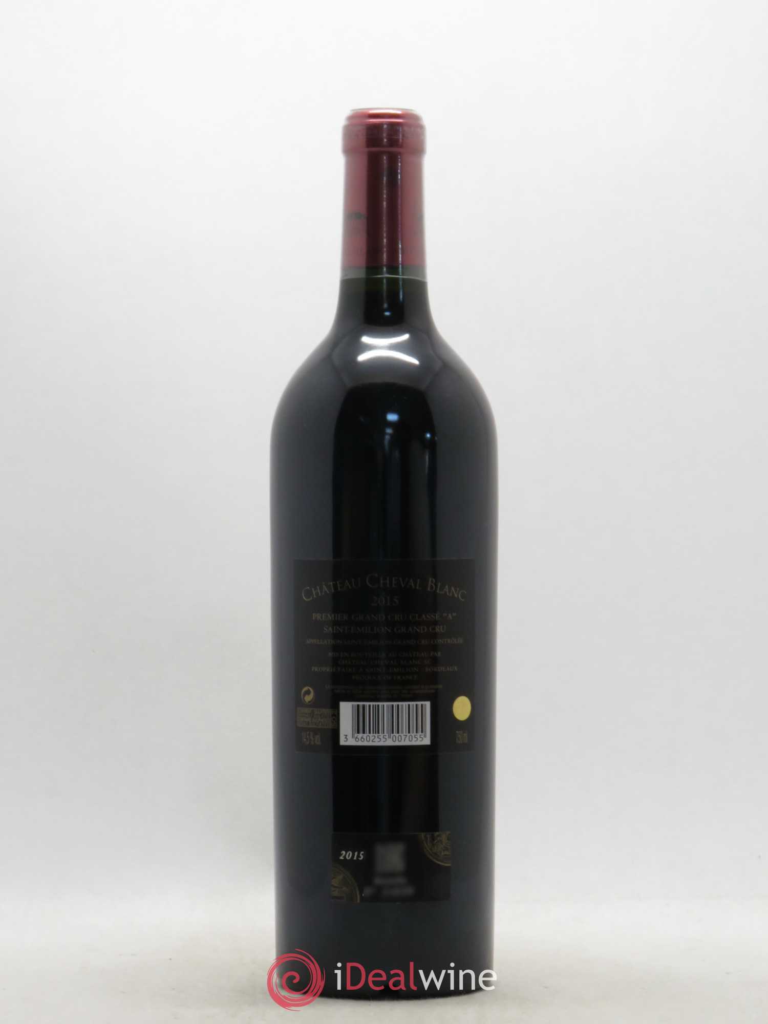 Château Cheval Blanc 1er Grand Cru Classé A 2015 - Lot de 1 bouteille - 1