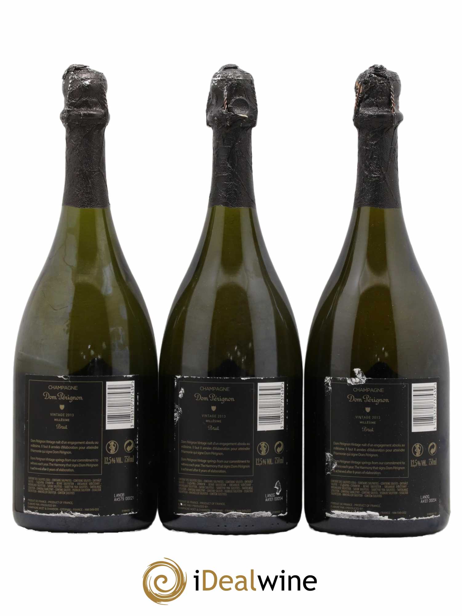 Luminous Dom Pérignon 2013 - Lot of 3 bottles - 1