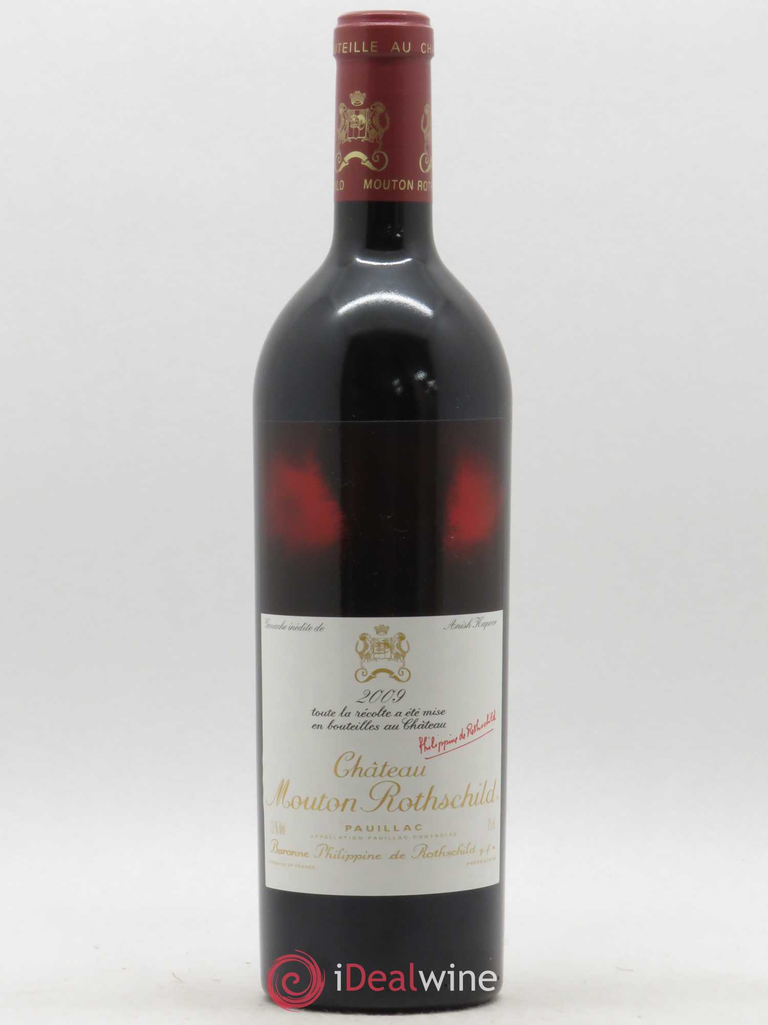 Château Mouton Rothschild 1er Grand Cru Classé 2009 - Lot de 1 bouteille - 0