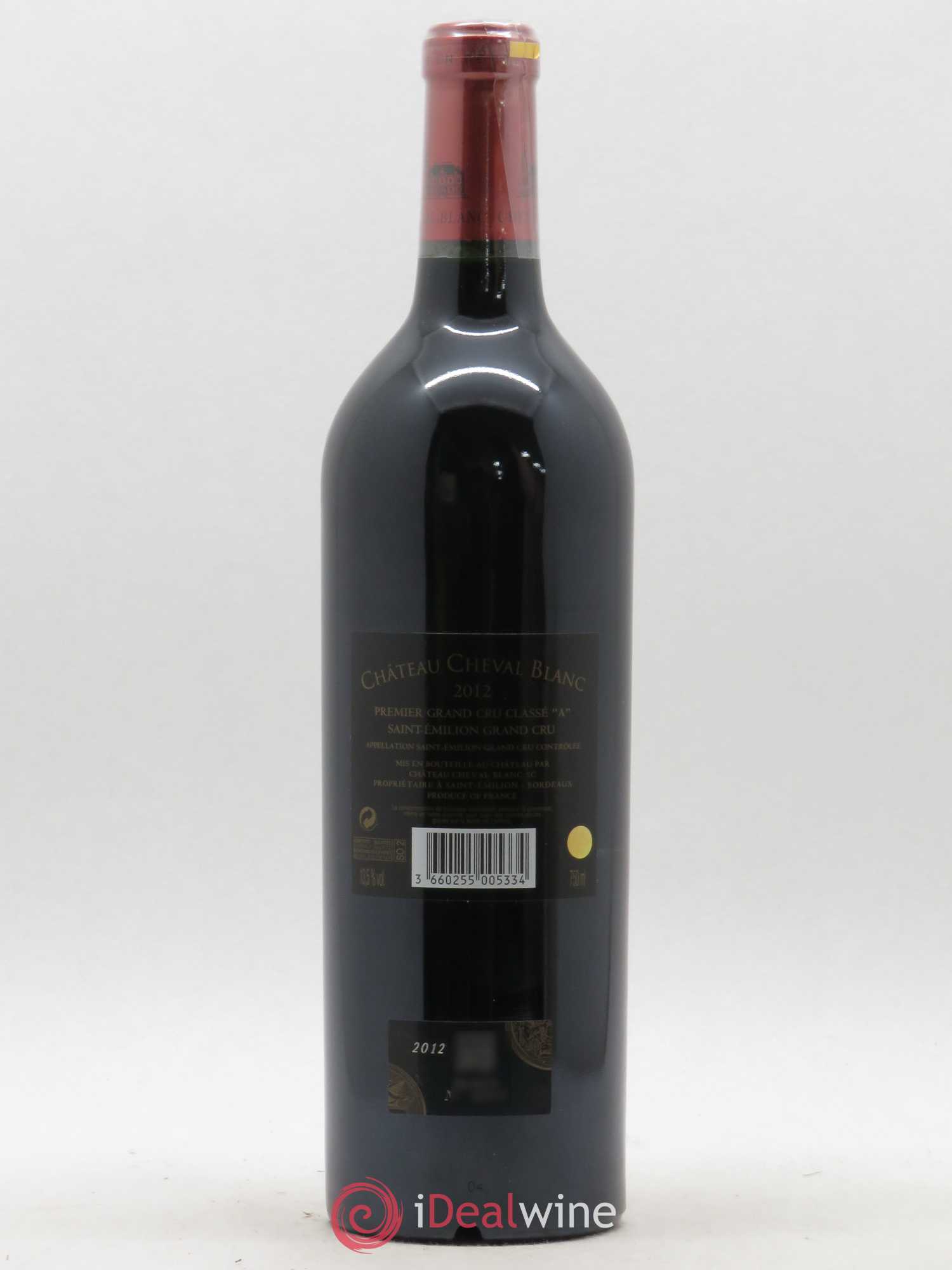 Château Cheval Blanc 1er Grand Cru Classé A 2012 - Lot de 1 bouteille - 1