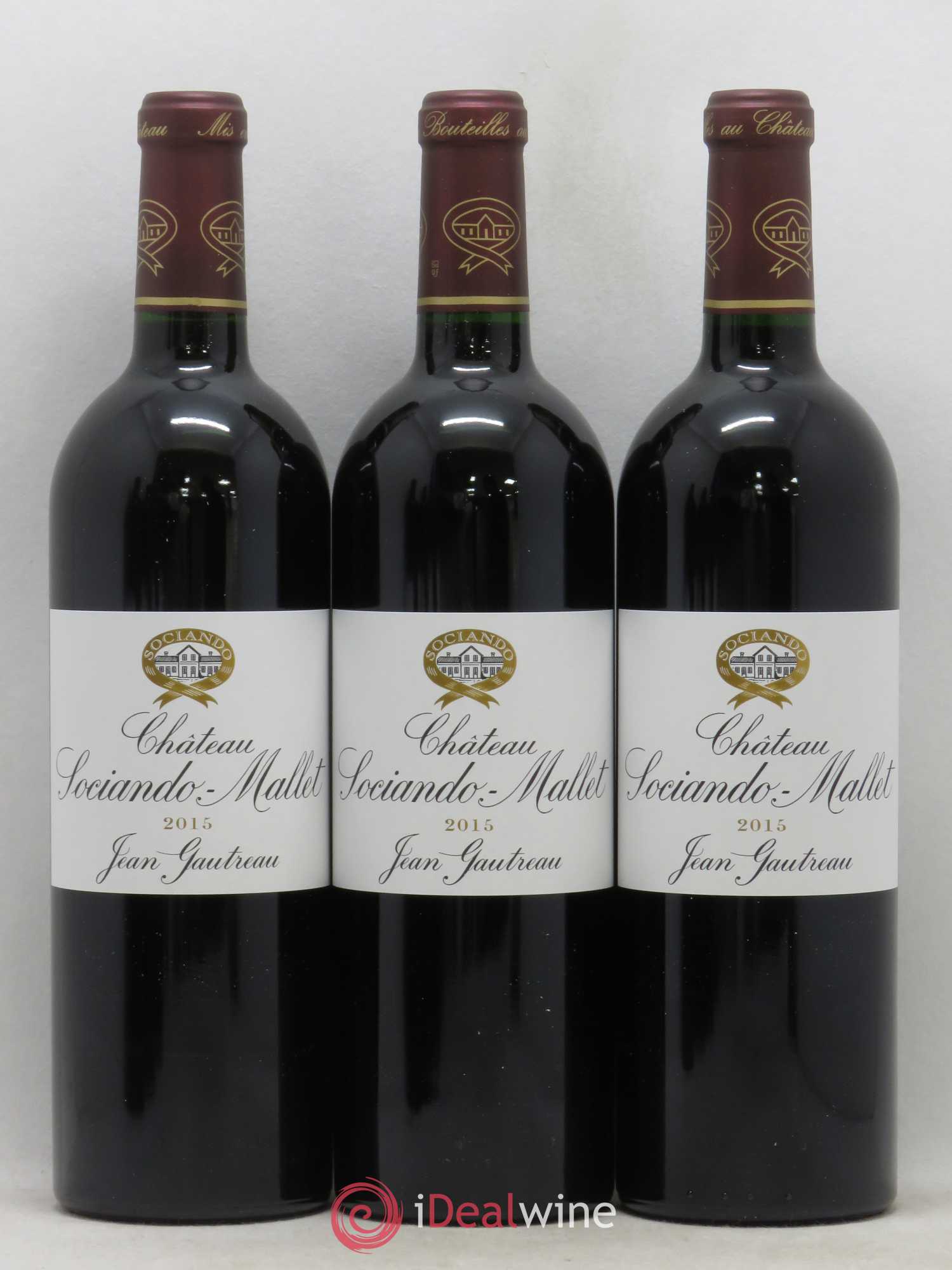 Château Sociando Mallet 2015 - Lot de 6 bouteilles - 1